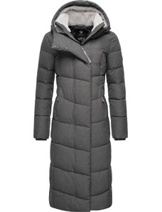 Ragwear Talvemantel 'Pavla' tumehall / valge