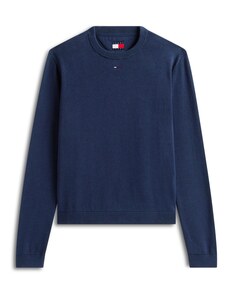 Tommy Jeans Kampsun 'Essential' meresinine / punane / valge