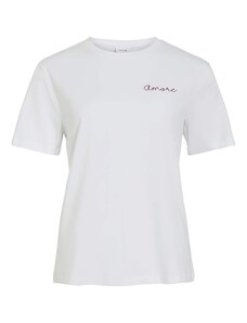 VILA Särk 'VINORA' tumepunane / valge