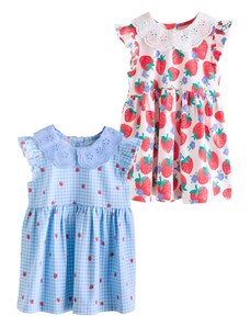 Next Kleit helesinine / roheline / punane / täisvalge