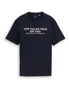 TOM TAILOR Särk tumesinine / valge