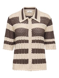 JDY Kampsun 'JDYRobin' kreem / tumepruun