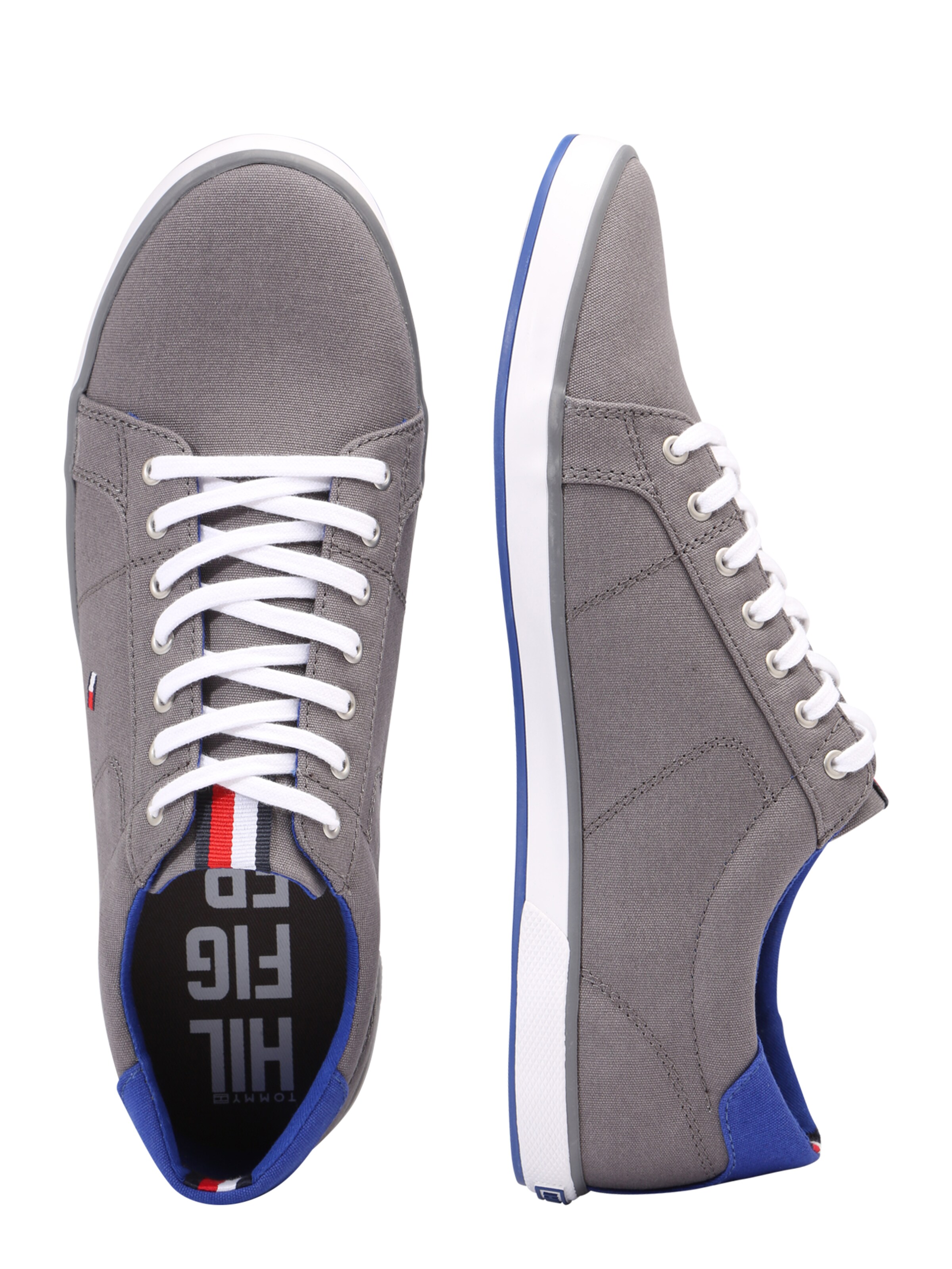 TOMMY HILFIGER Madalad ketsid 'Harlow' sinine / pruunikashall / punane / valge