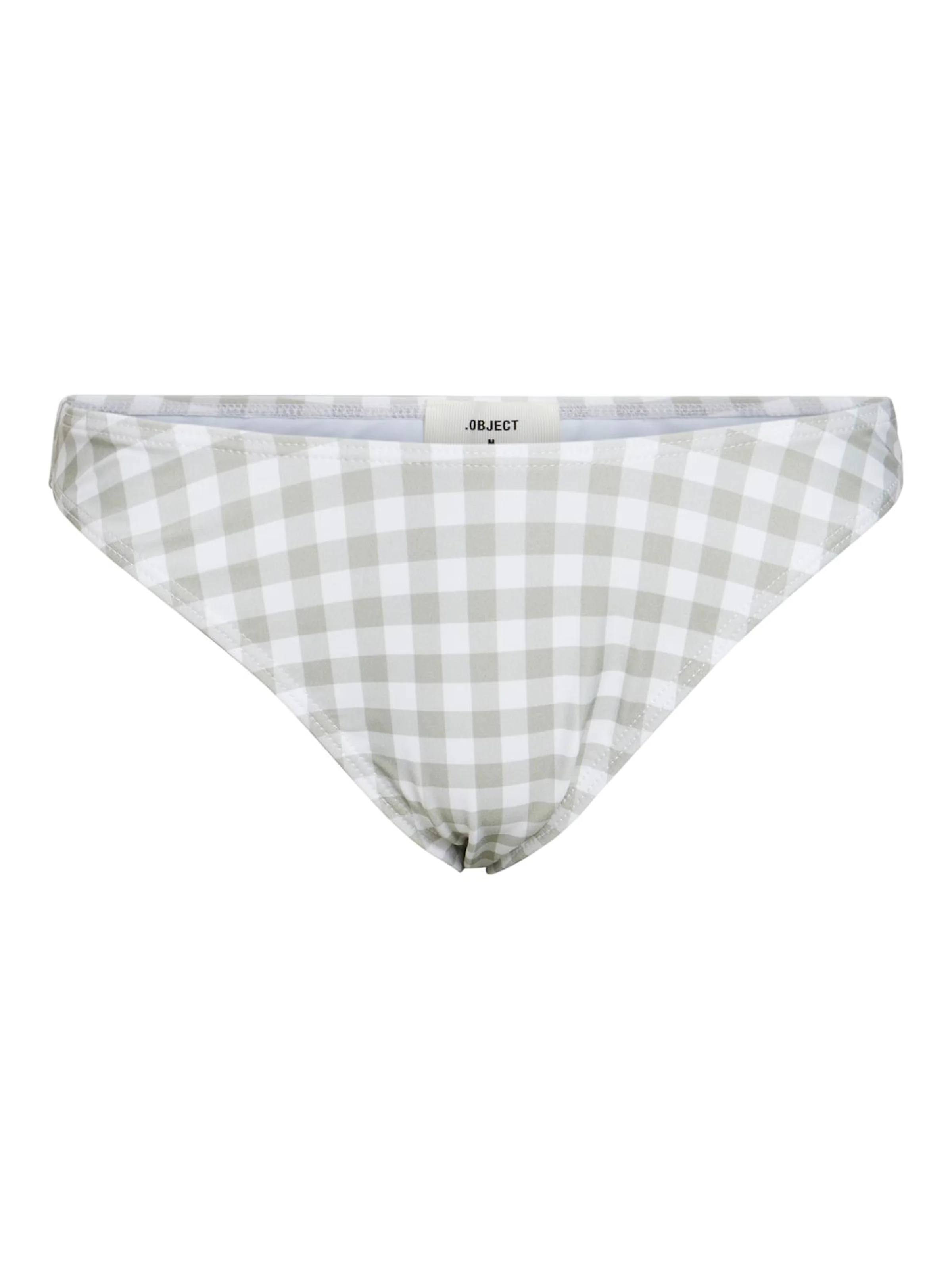 OBJECT Bikiinipüksid 'Rasmine' pastellroheline / valkjas