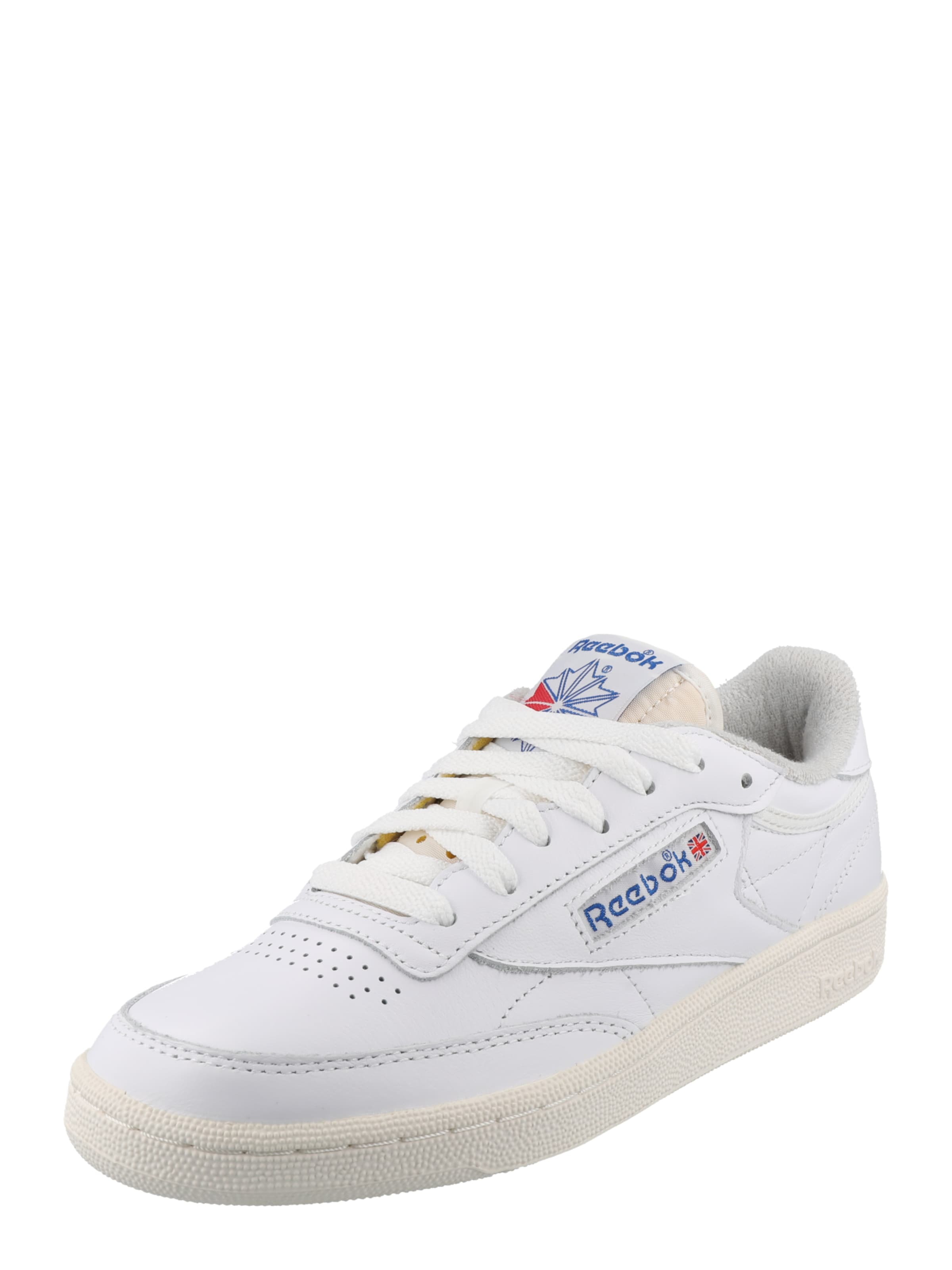 Reebok Madalad ketsid 'Club C 85' sinine / punane / valkjas