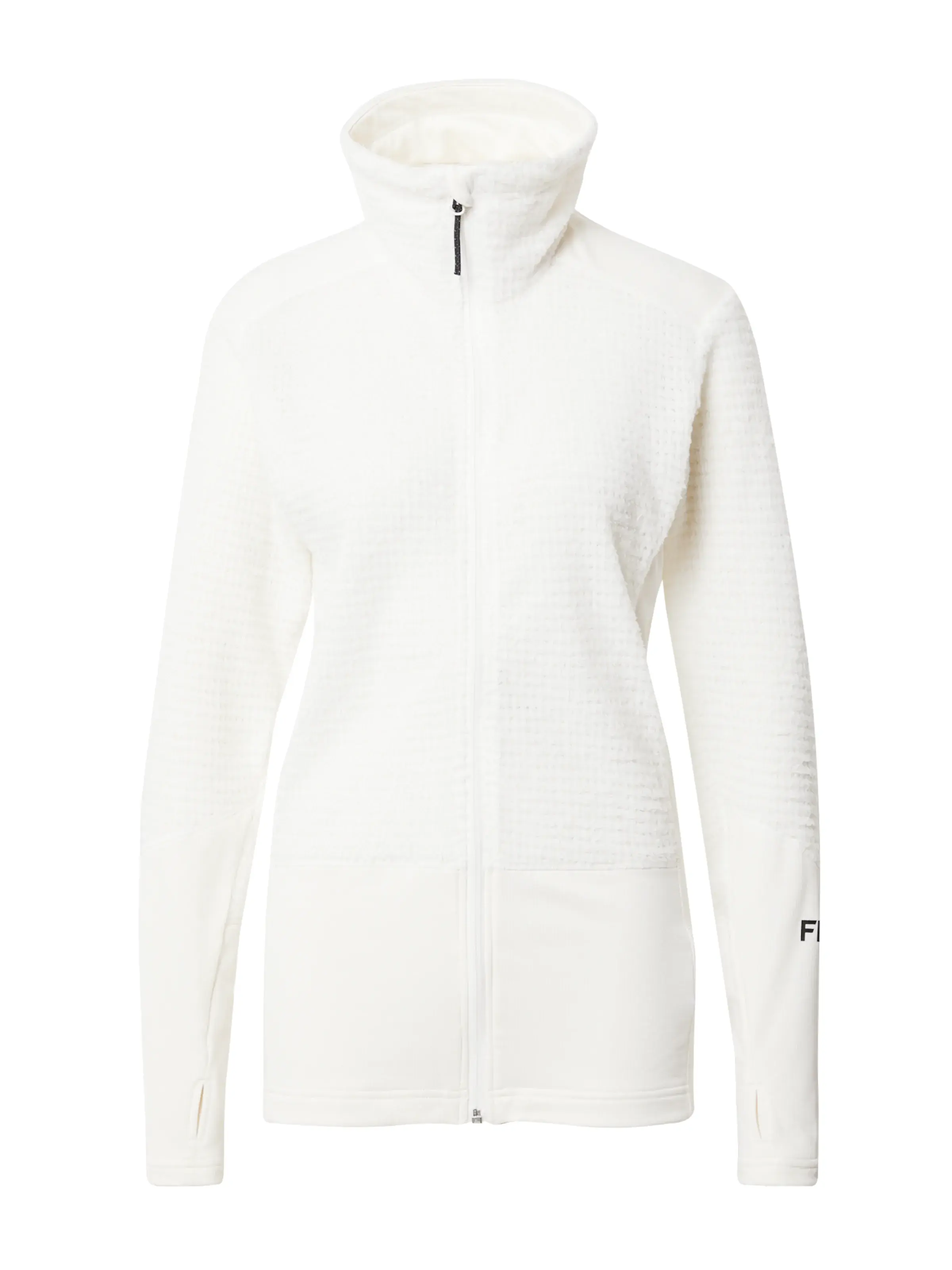 FW Fliisjakk 'MANIFEST ALPHA' must / valge