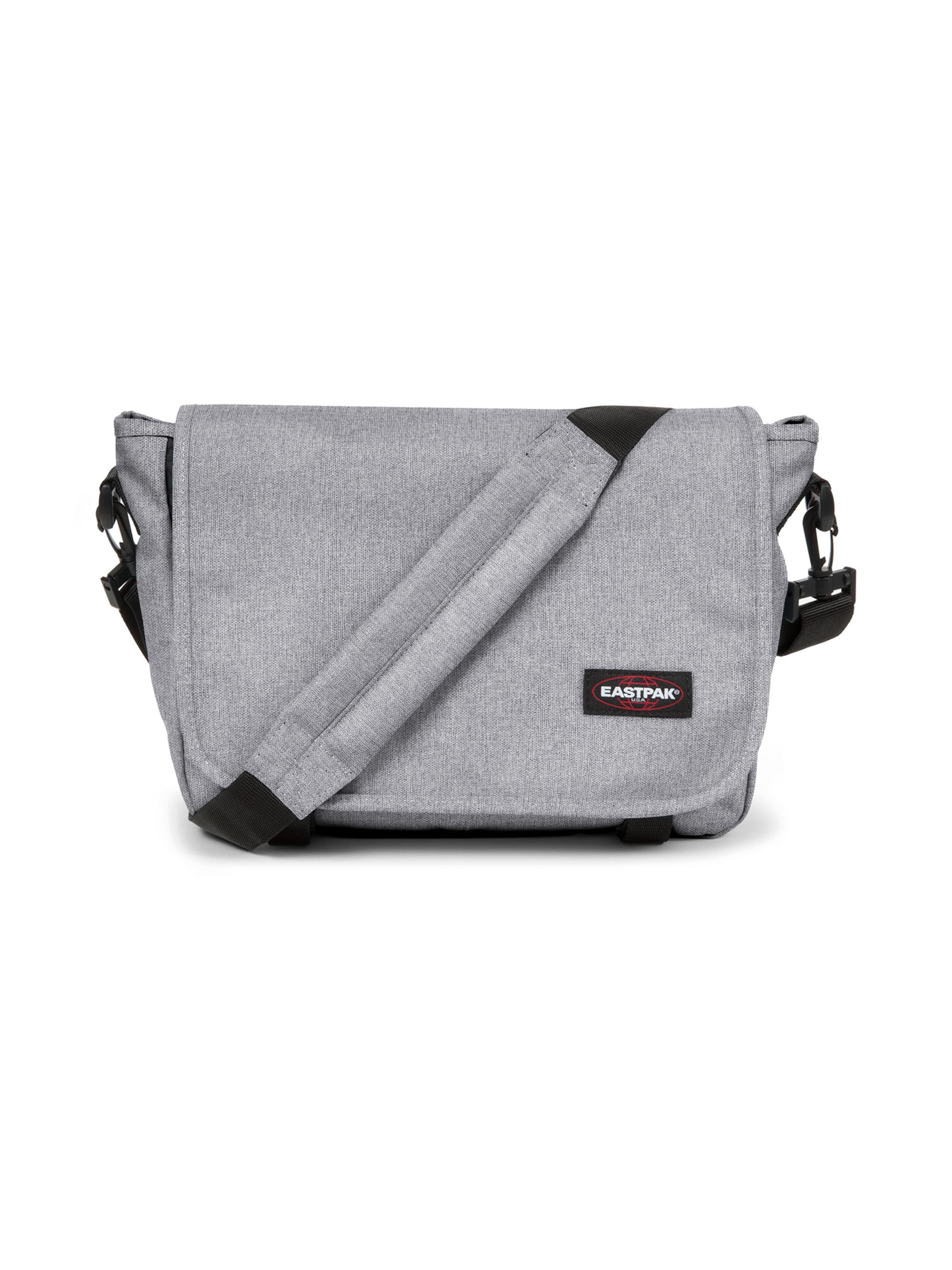 EASTPAK Meeste õlakott 'Authentic Collection JR' meleeritud hall / punane / must / valge