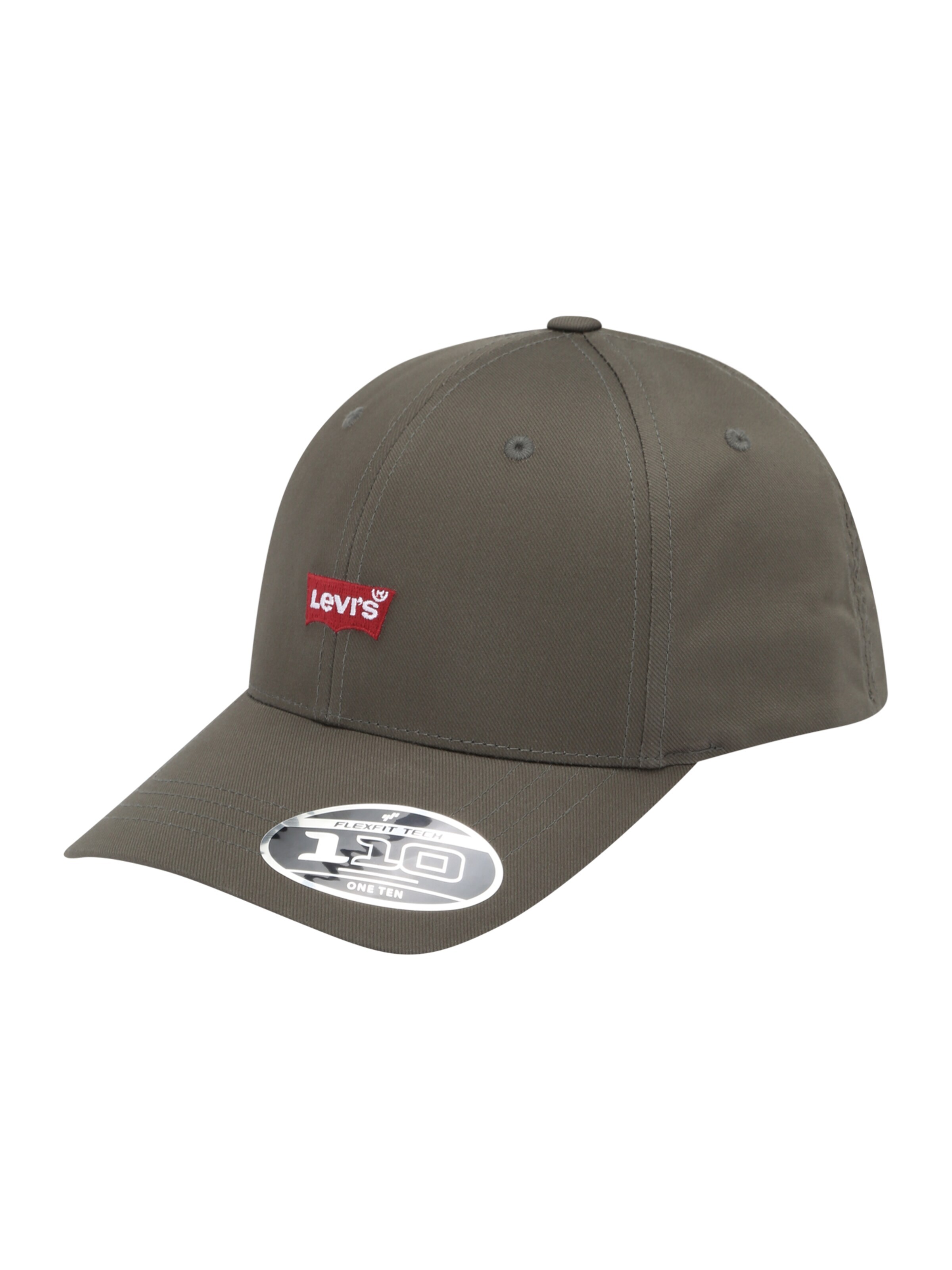 LEVI'S  Nokamüts 'Housemark Flexfit Cap' khaki / punane / valge