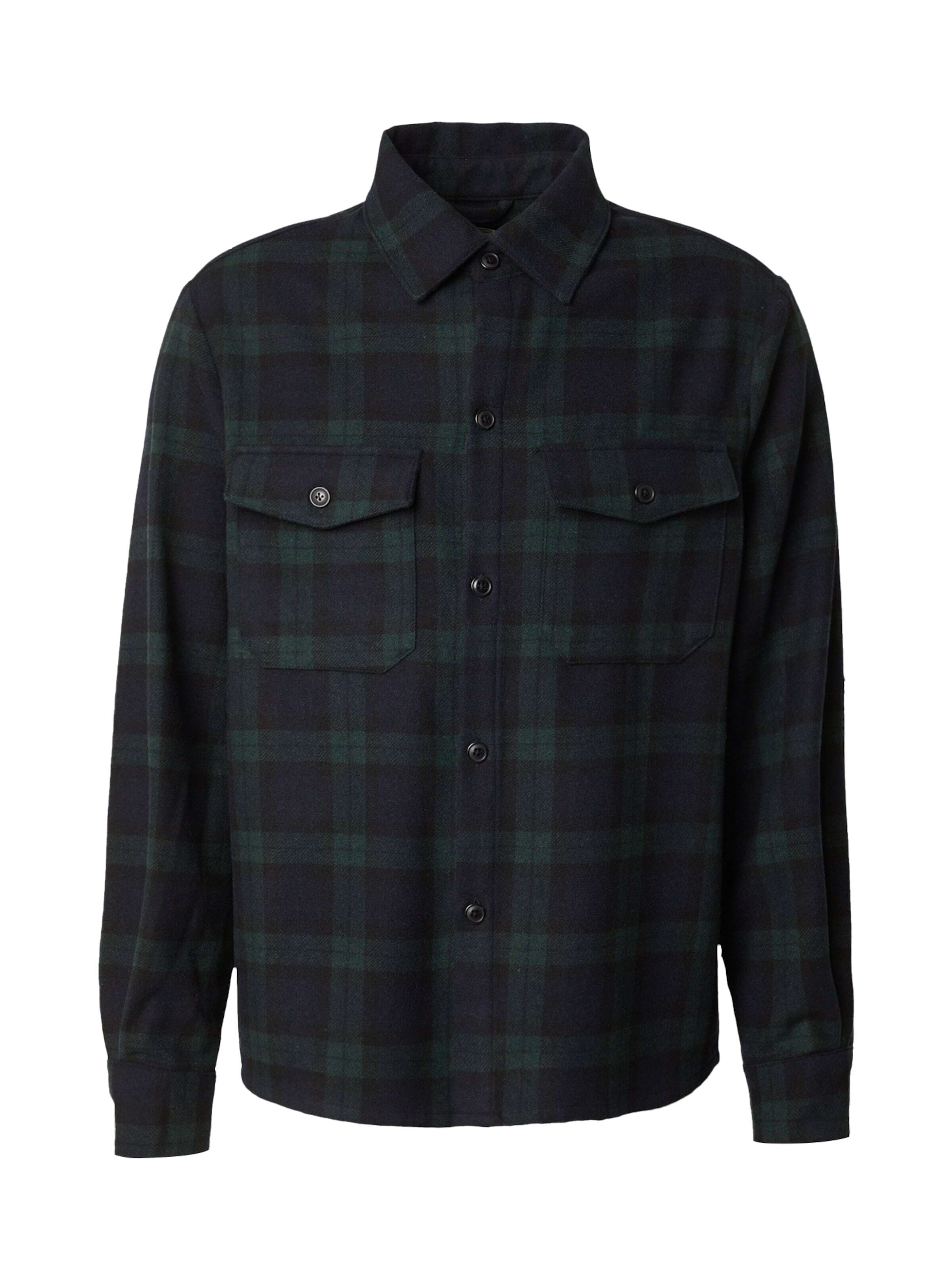 ABOUT YOU x Jaime Lorente Triiksärk 'Rene' meresinine / tumeroheline