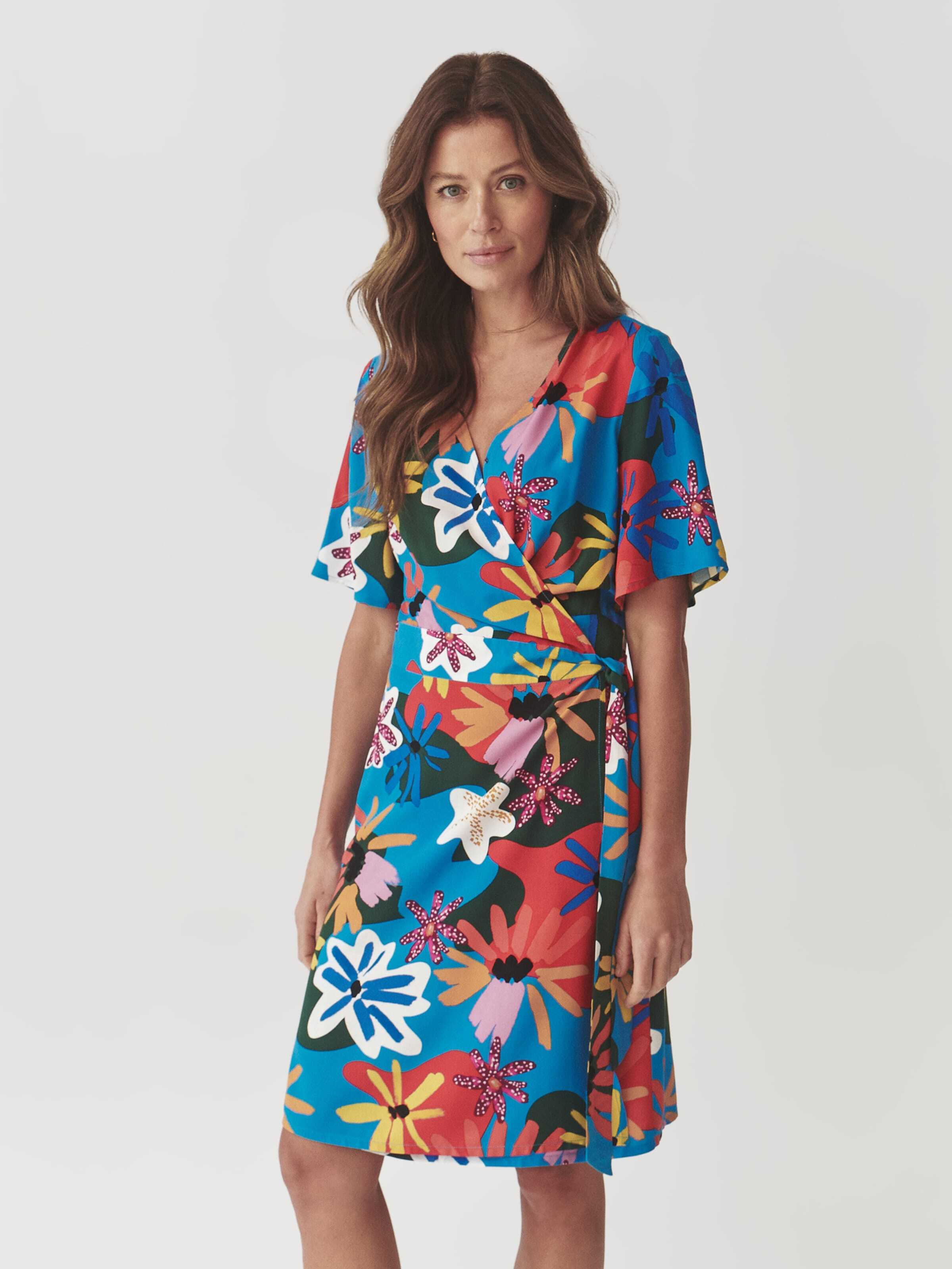 TATUUM Kleit 'TAKTI 1' sinine / segavärvid