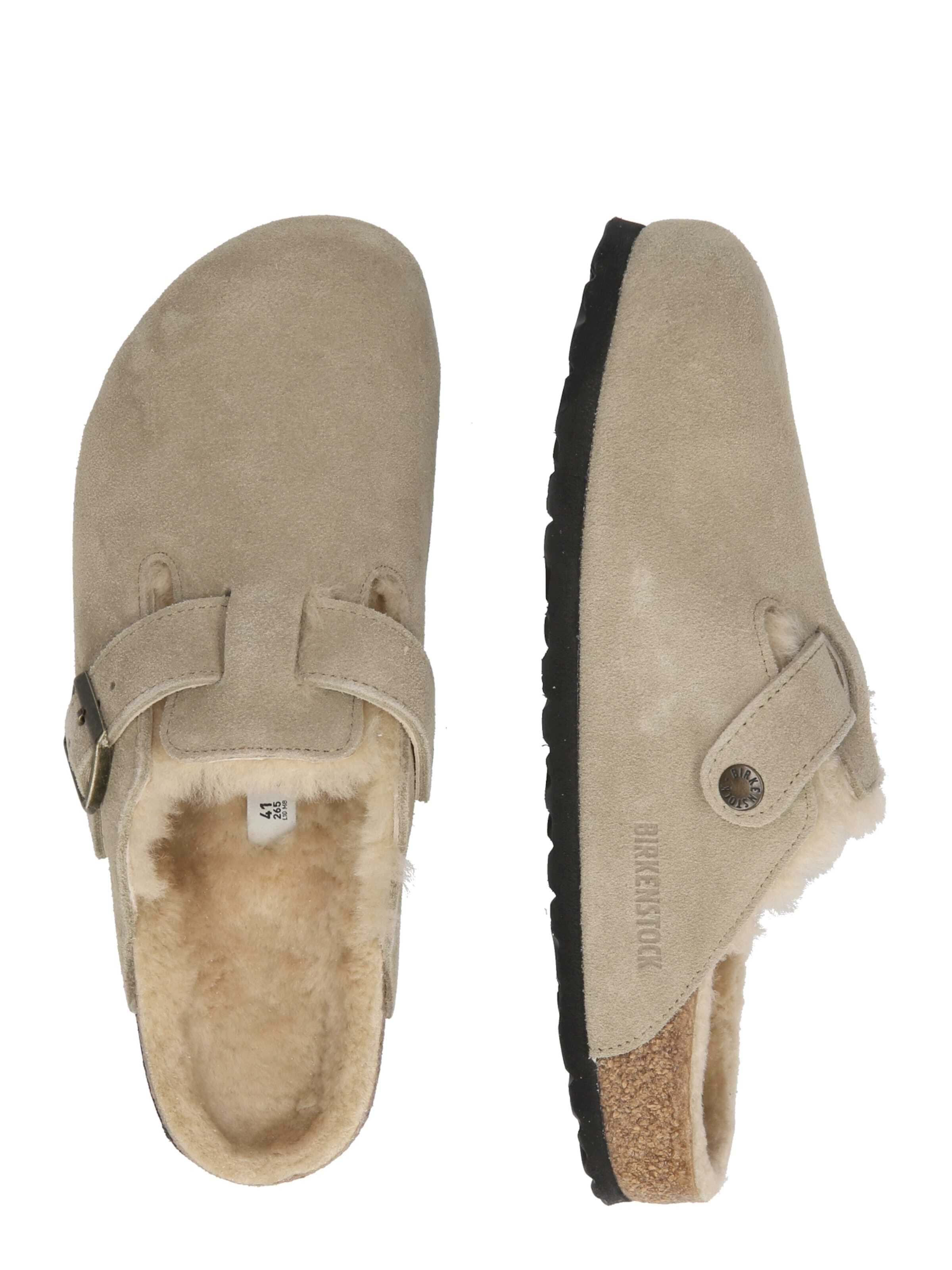 BIRKENSTOCK Plätu 'Boston Leve' pruunikashall