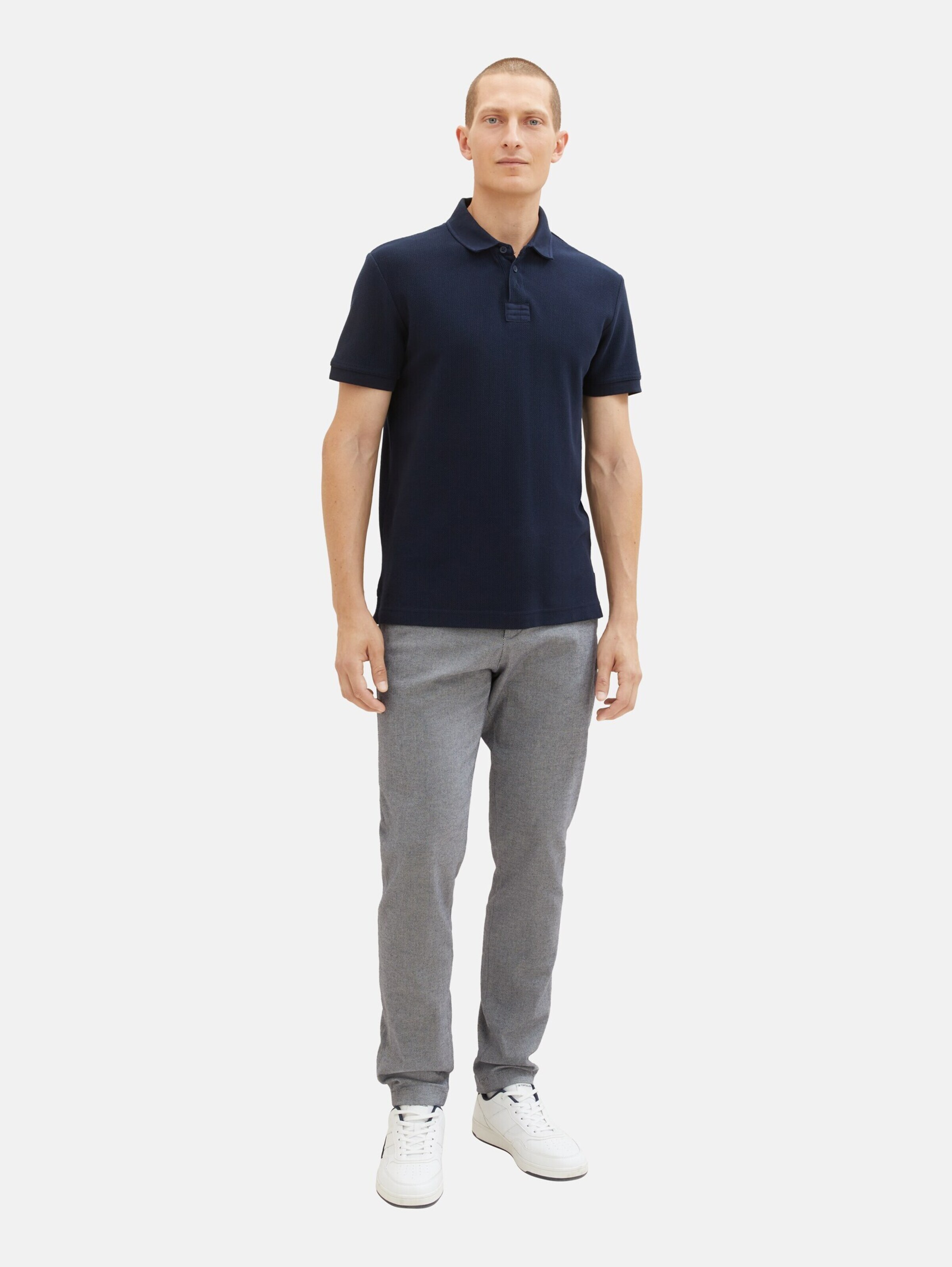 TOM TAILOR Chino-püksid 'Travis' helehall