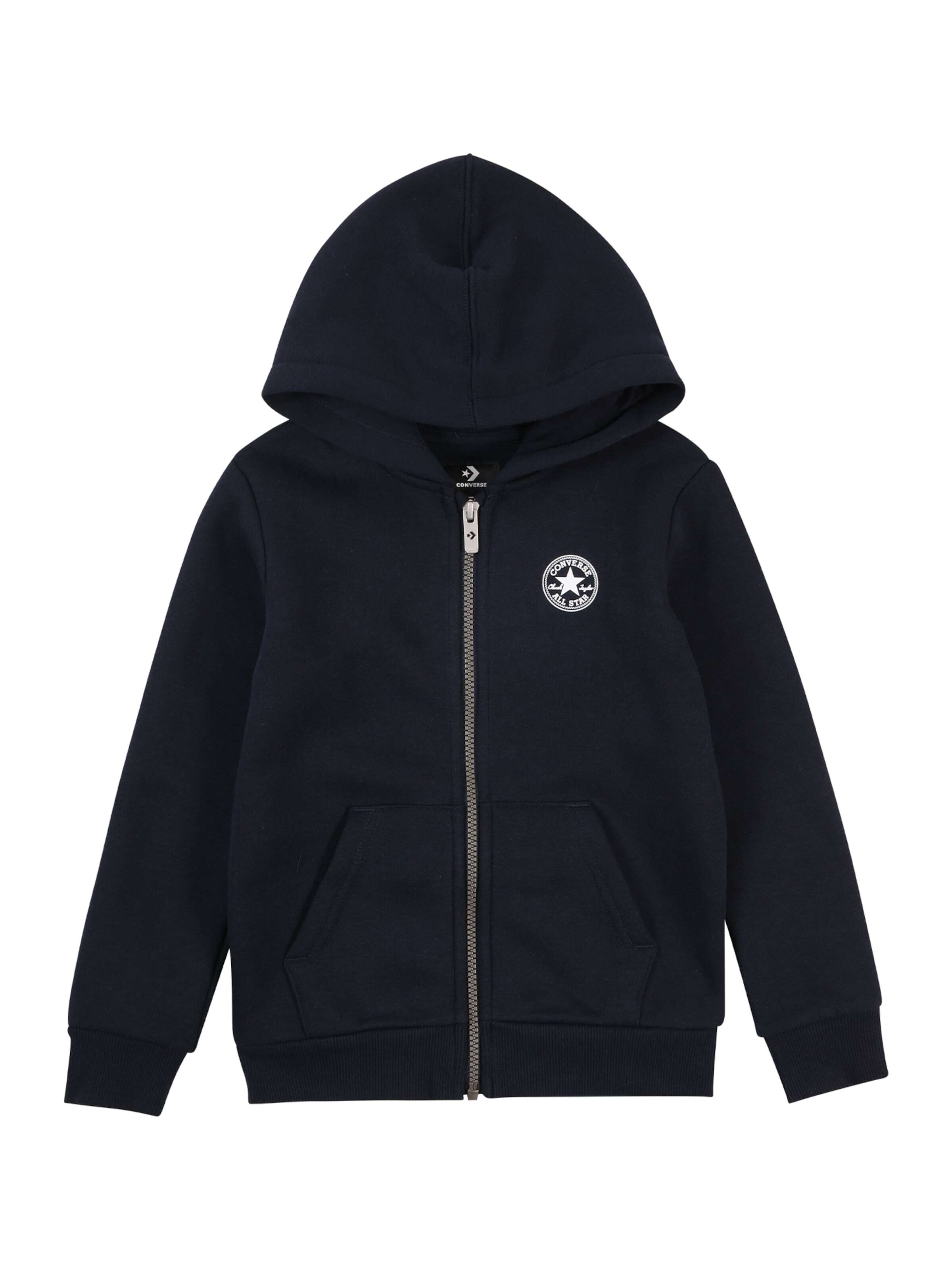 CONVERSE Dressipluus tumesinine / valge