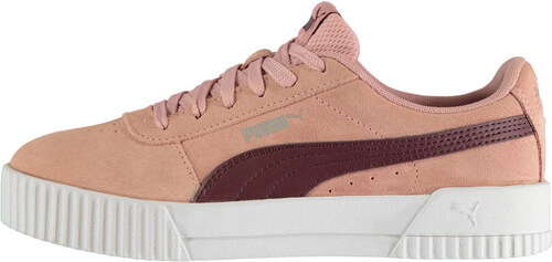 puma carina suede trainers