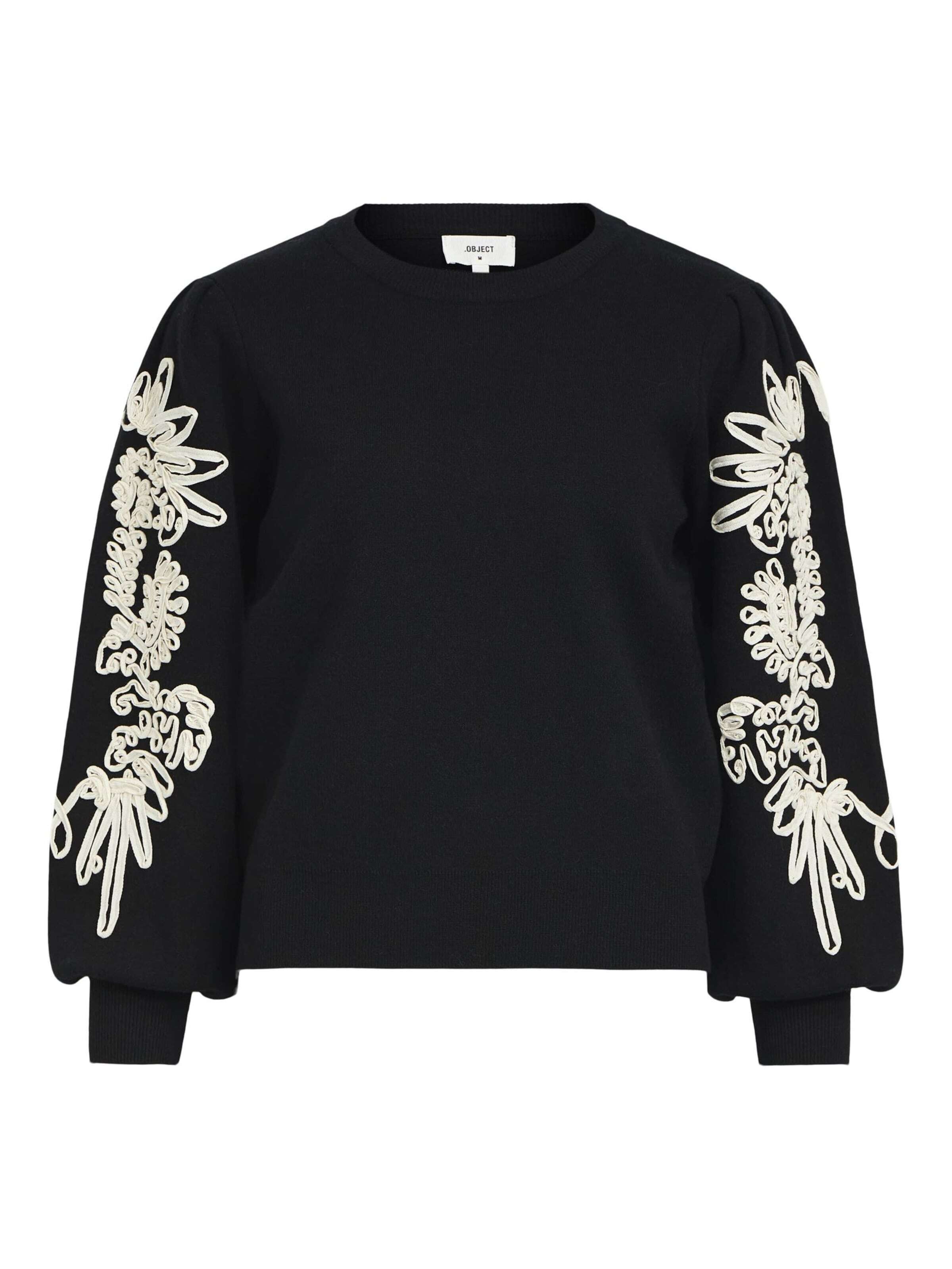 OBJECT Kampsun 'JOANA' must / valge