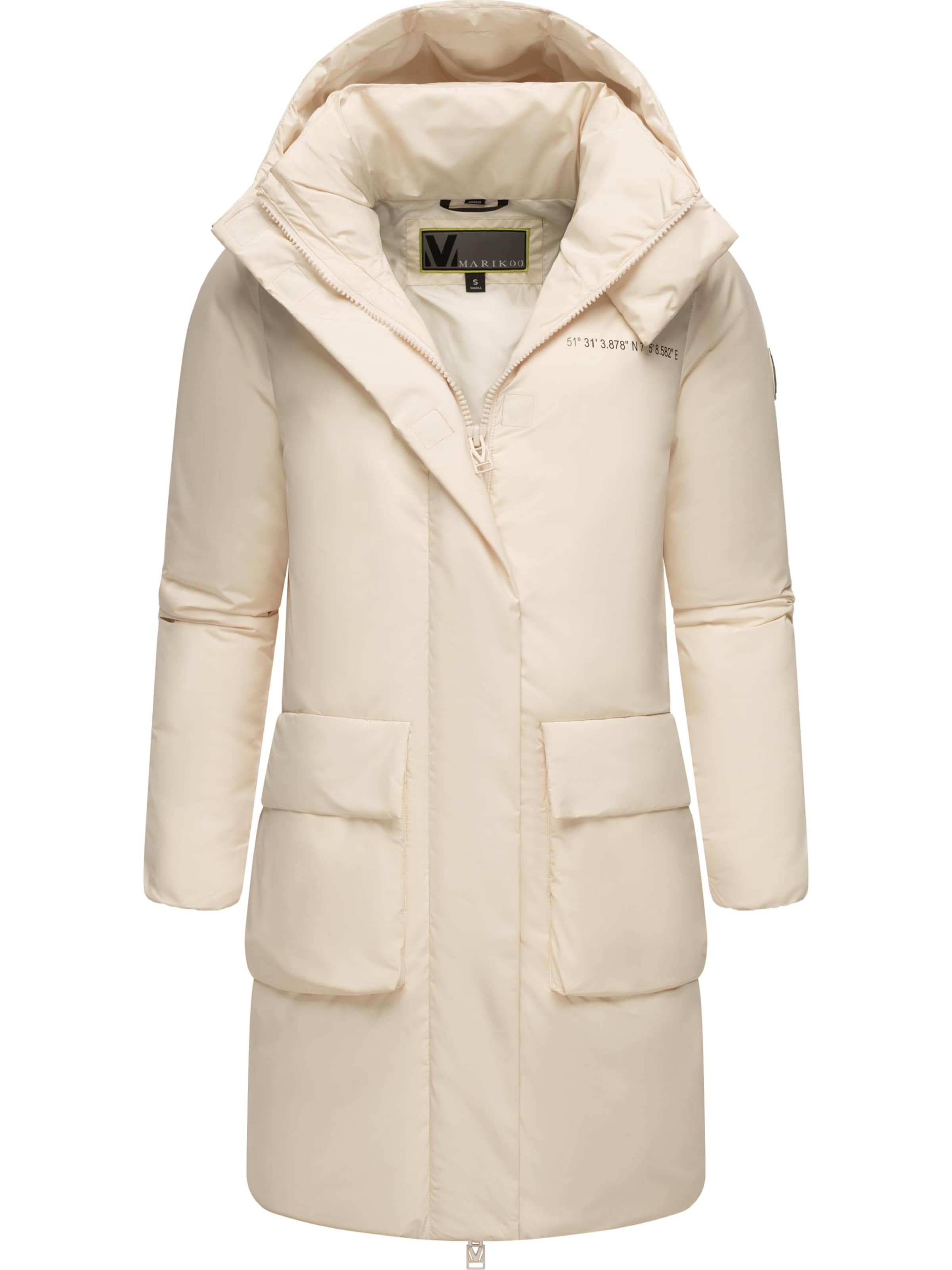 MARIKOO Talvemantel 'Nanami 16' liiv