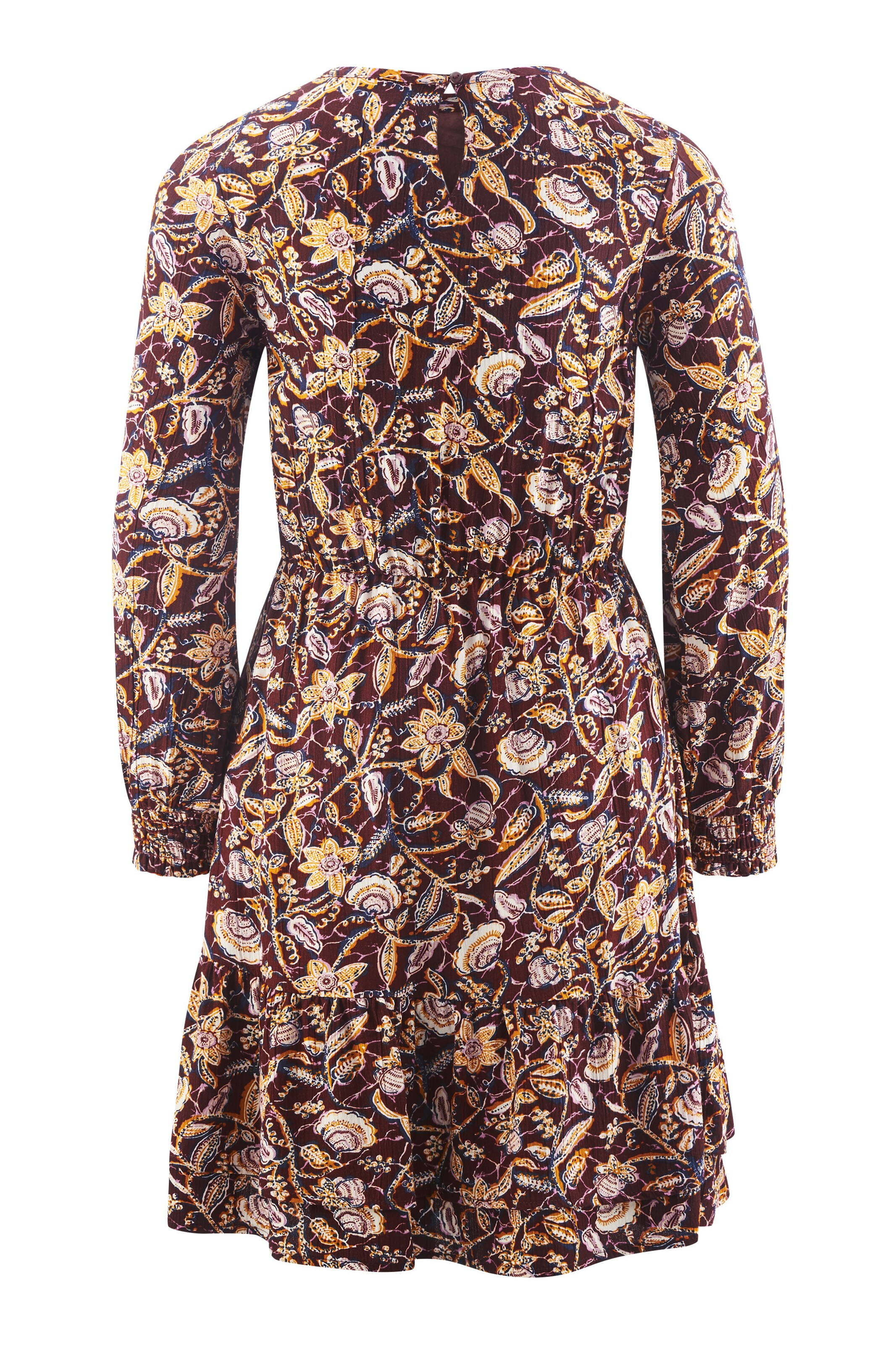 happy girls Kleit tumesinine / kuldkollane / tumepunane / valge