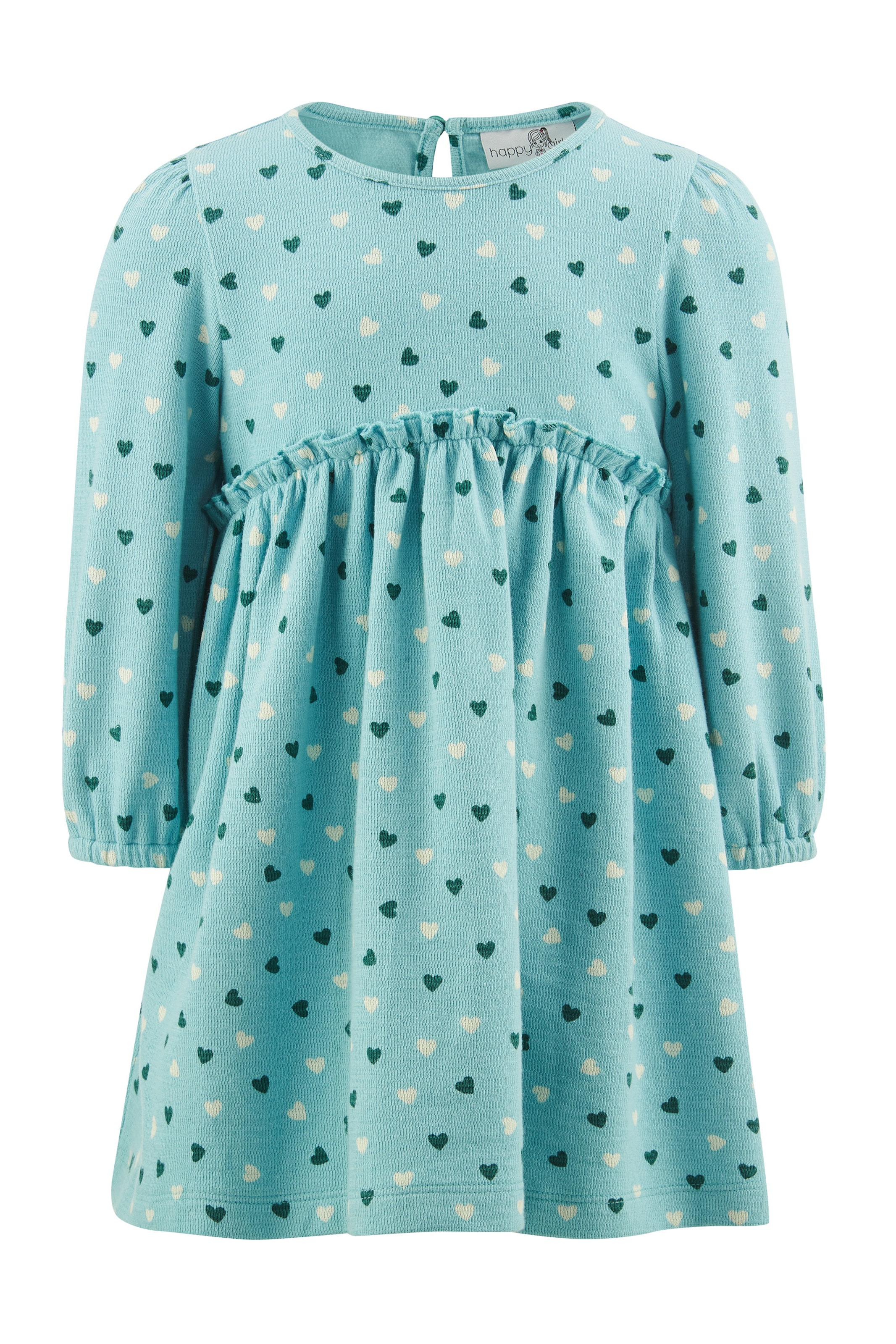 happy girls Kleit rohekassinine / roheline / valge