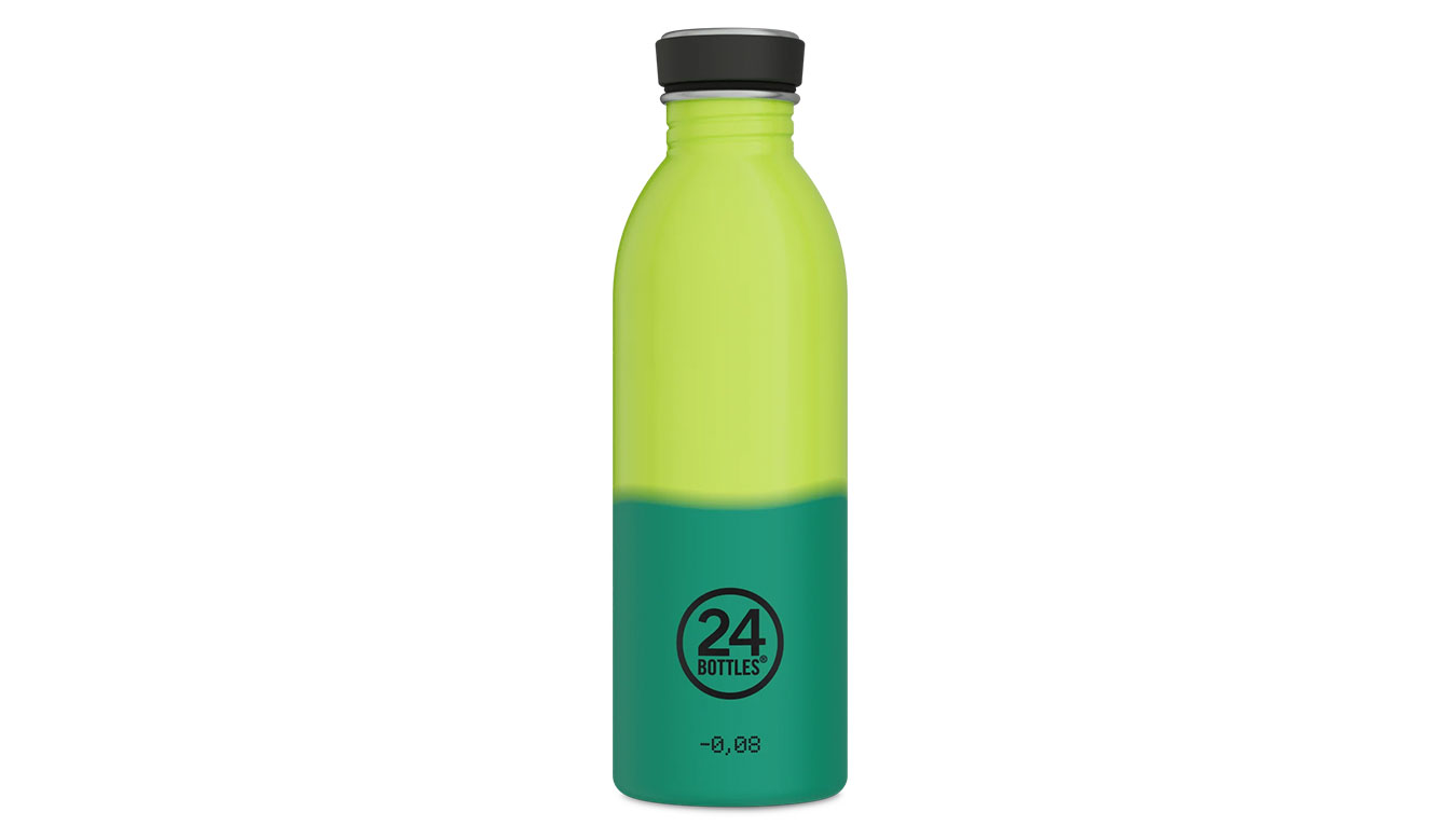 24 Bottles Urban Bottle REactive Yellow/Green 500ml Unisex - Pudelid 24Bottles - Kollane - UB_050_1852-One-size