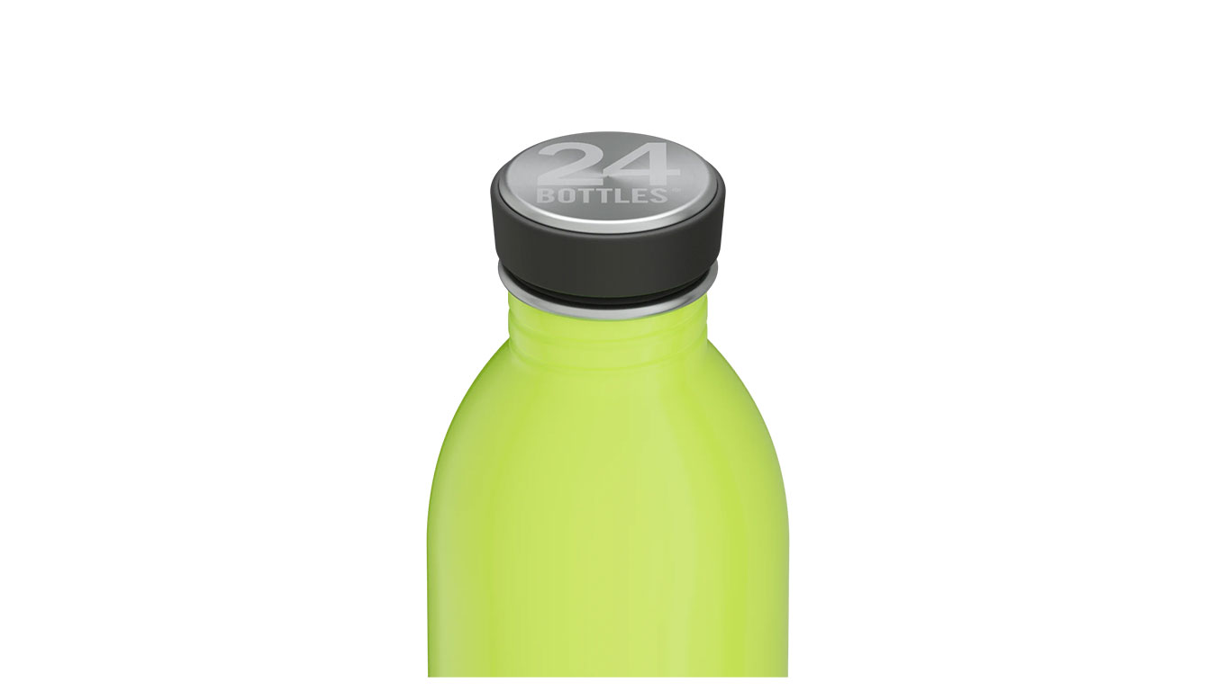 24 Bottles Urban Bottle REactive Yellow/Green 500ml Unisex - Pudelid 24Bottles - Kollane - UB_050_1852-One-size