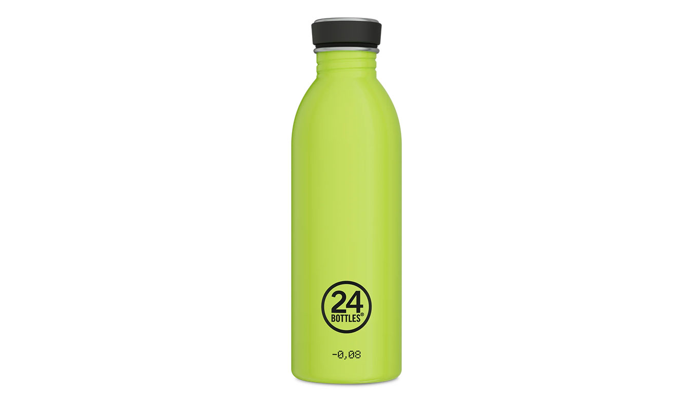 24 Bottles Urban Bottle REactive Yellow/Green 500ml Unisex - Pudelid 24Bottles - Kollane - UB_050_1852-One-size