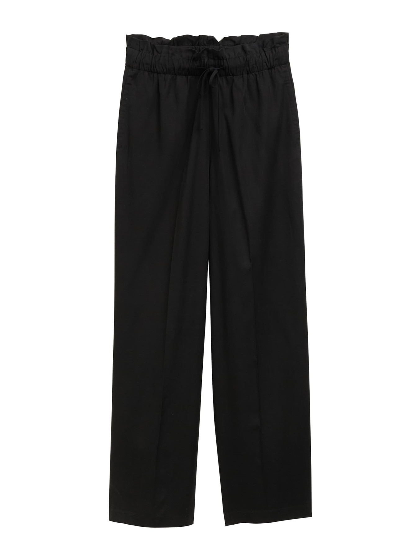 TOM TAILOR DENIM Voltidega püksid must