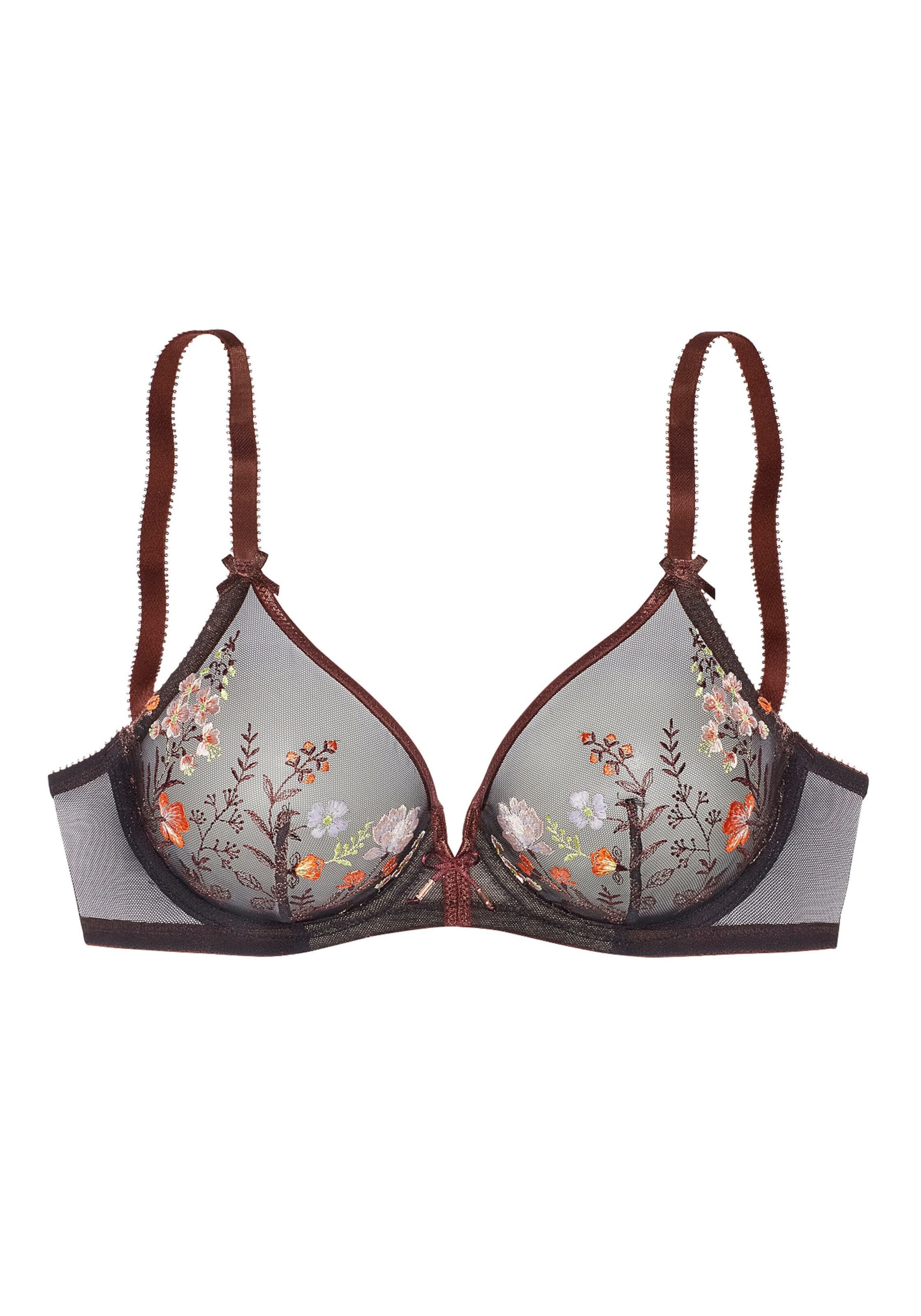 LASCANA Rinnahoidja pastell-lilla / oranž / must