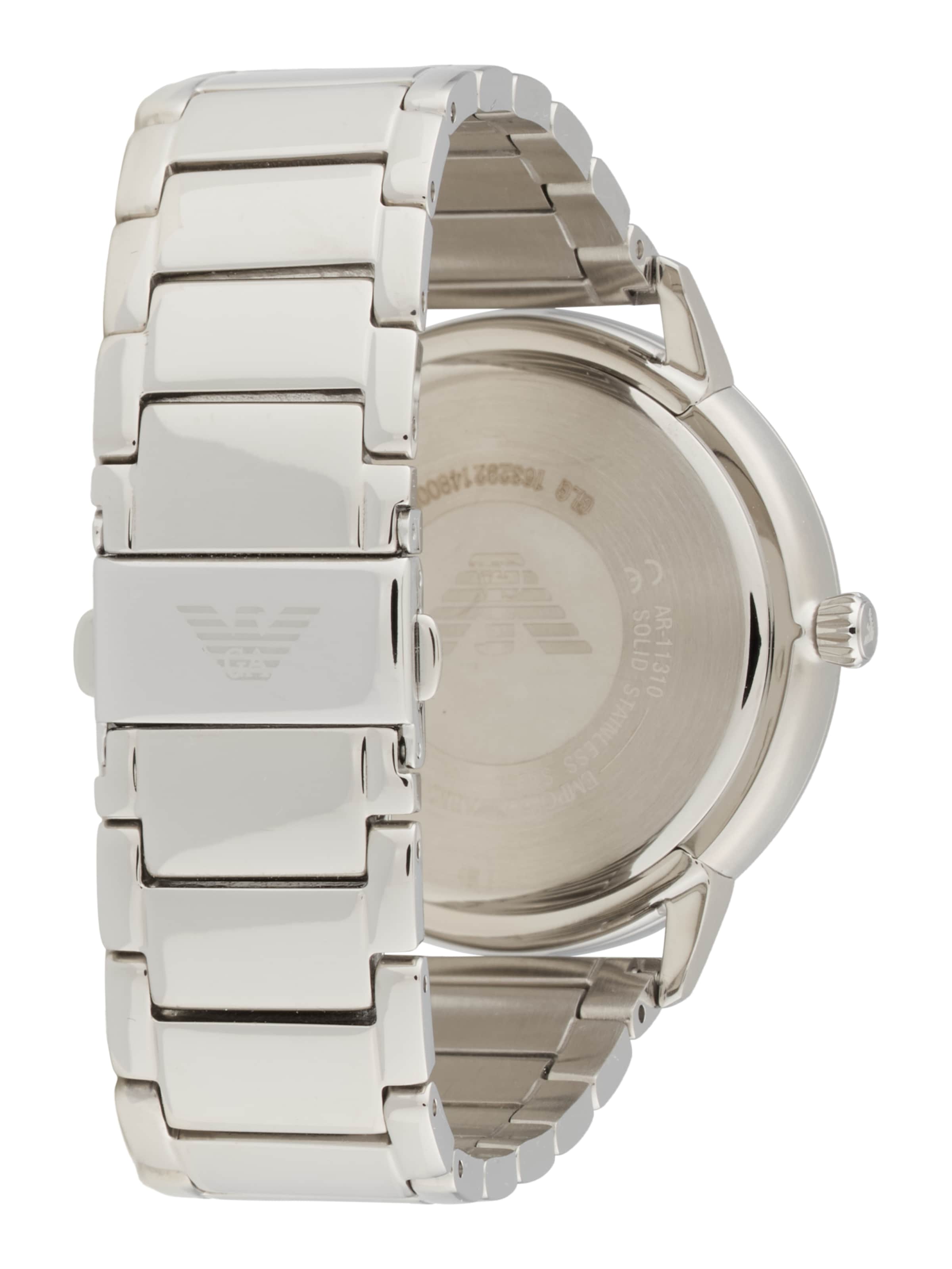 Emporio Armani Analoogkell must / hõbe