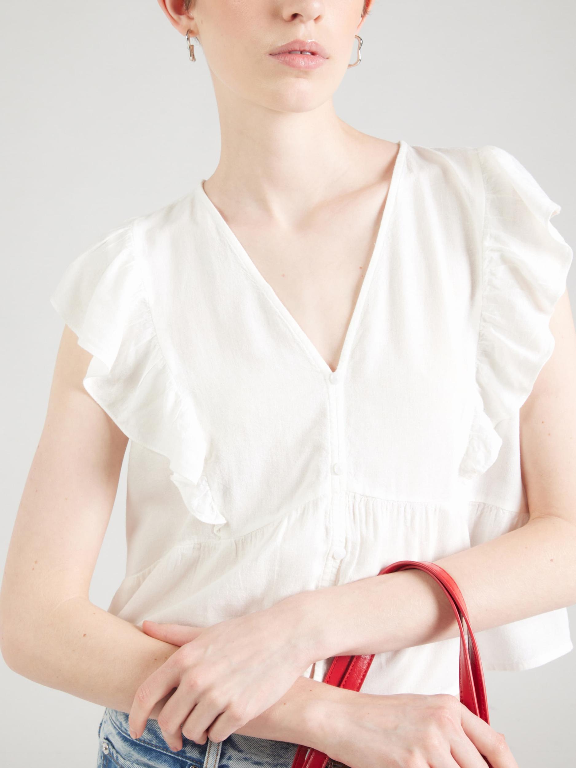 ONLY Pluus 'ONLRian Flonce' täisvalge