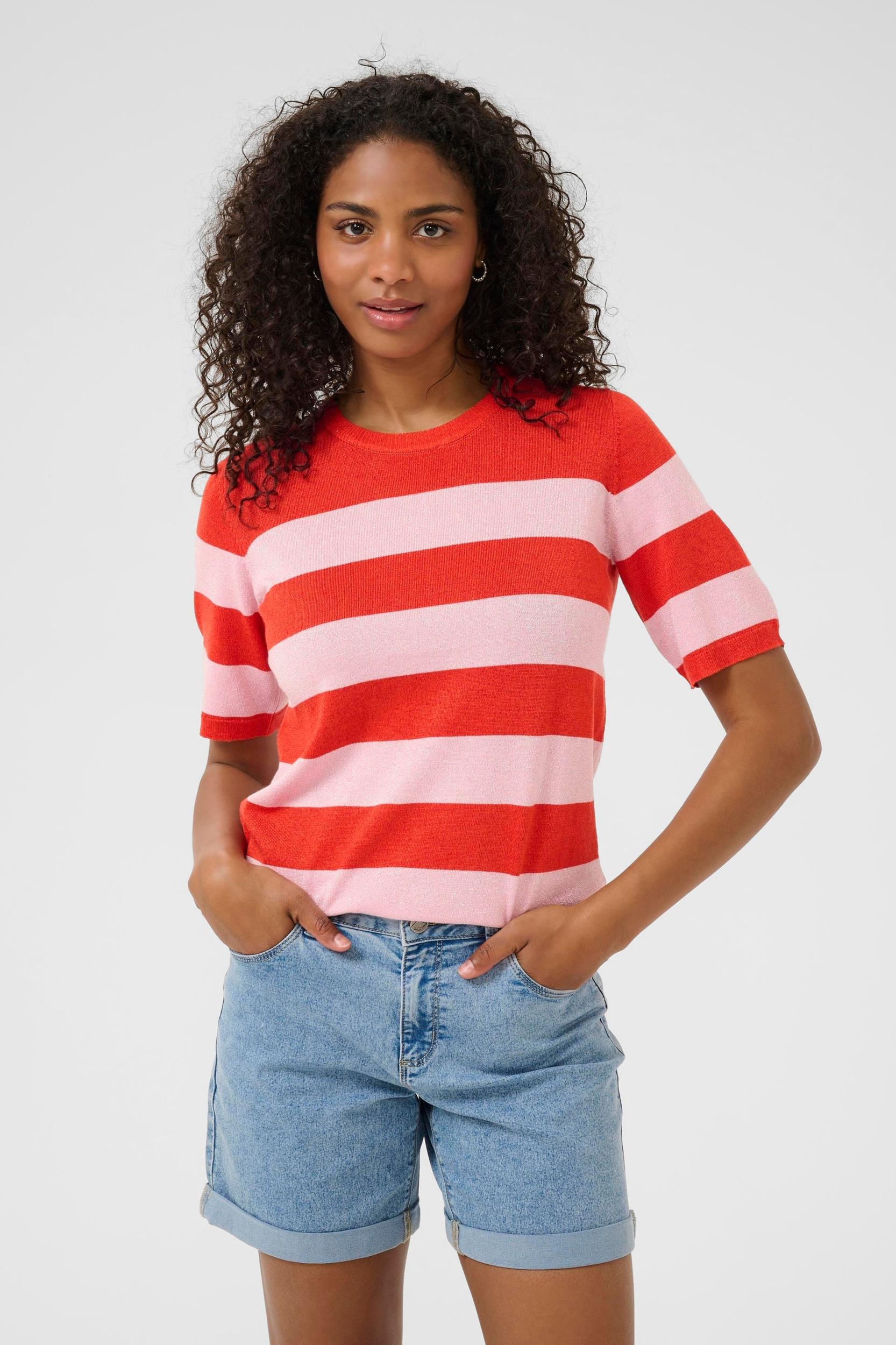 Kaffe Kampsun 'KARegina' roosa / grenadiin