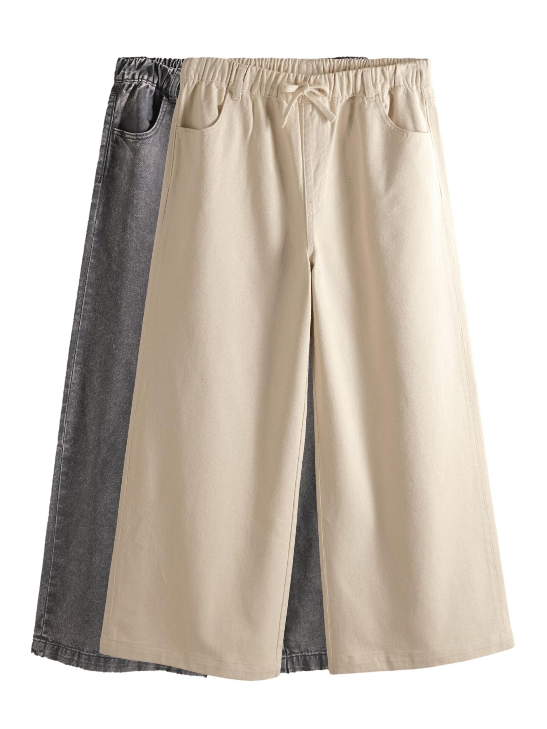 The Set Teksapüksid helepruun / hall teksariie