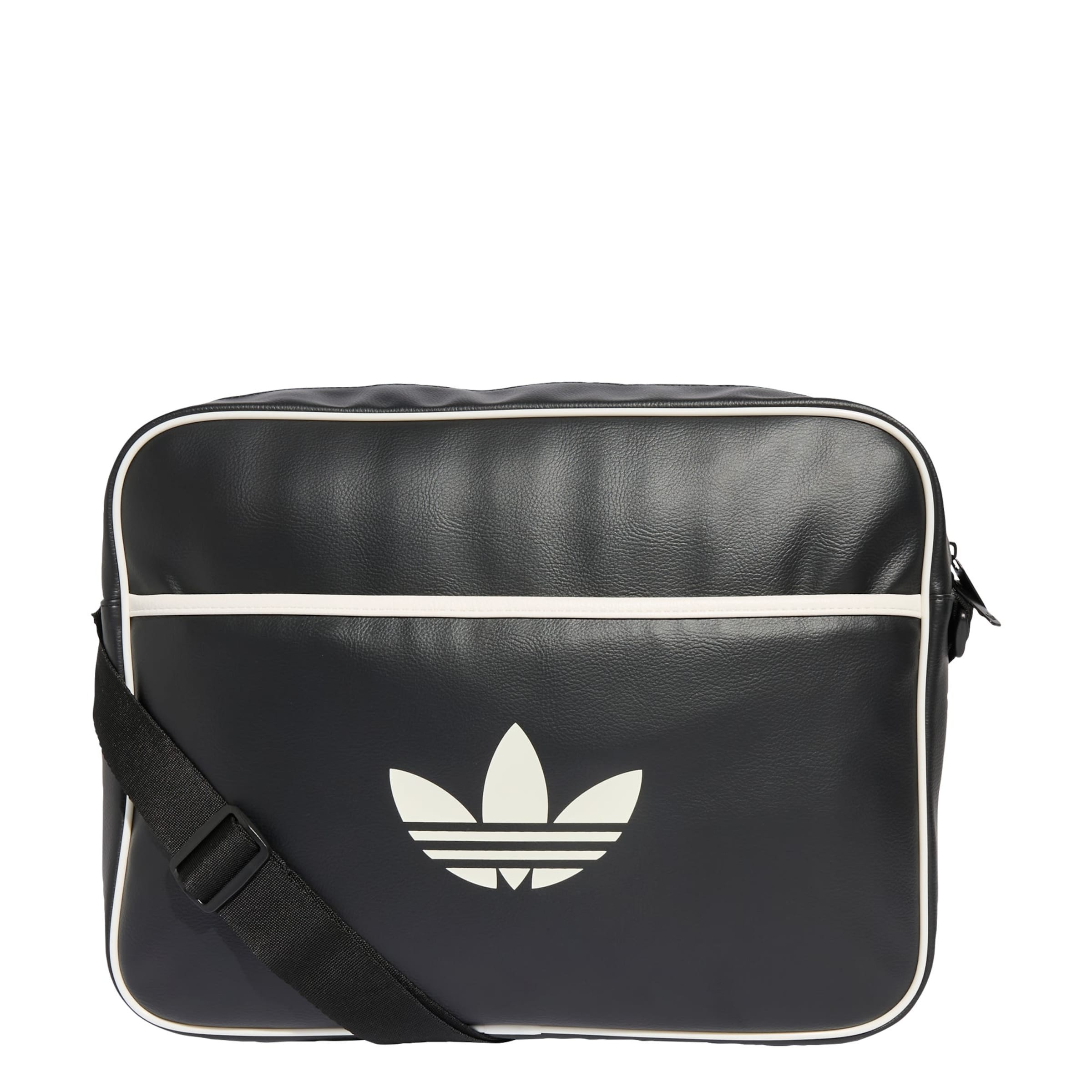 ADIDAS ORIGINALS Õlakott 'Airliner' must / valge