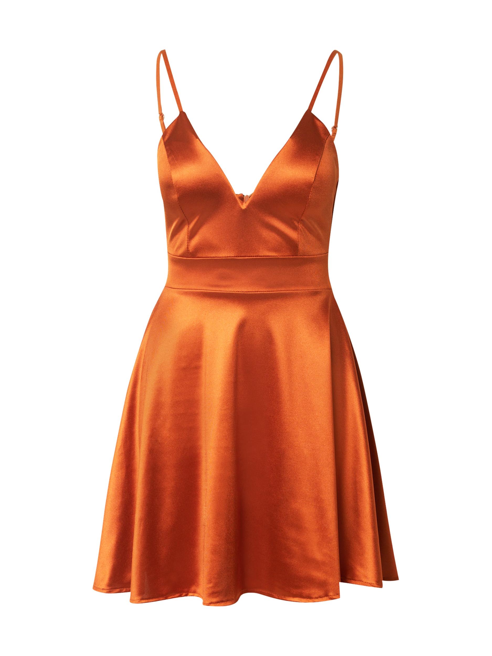 WAL G. Kokteilikleit 'ALAIA' tumeoranž