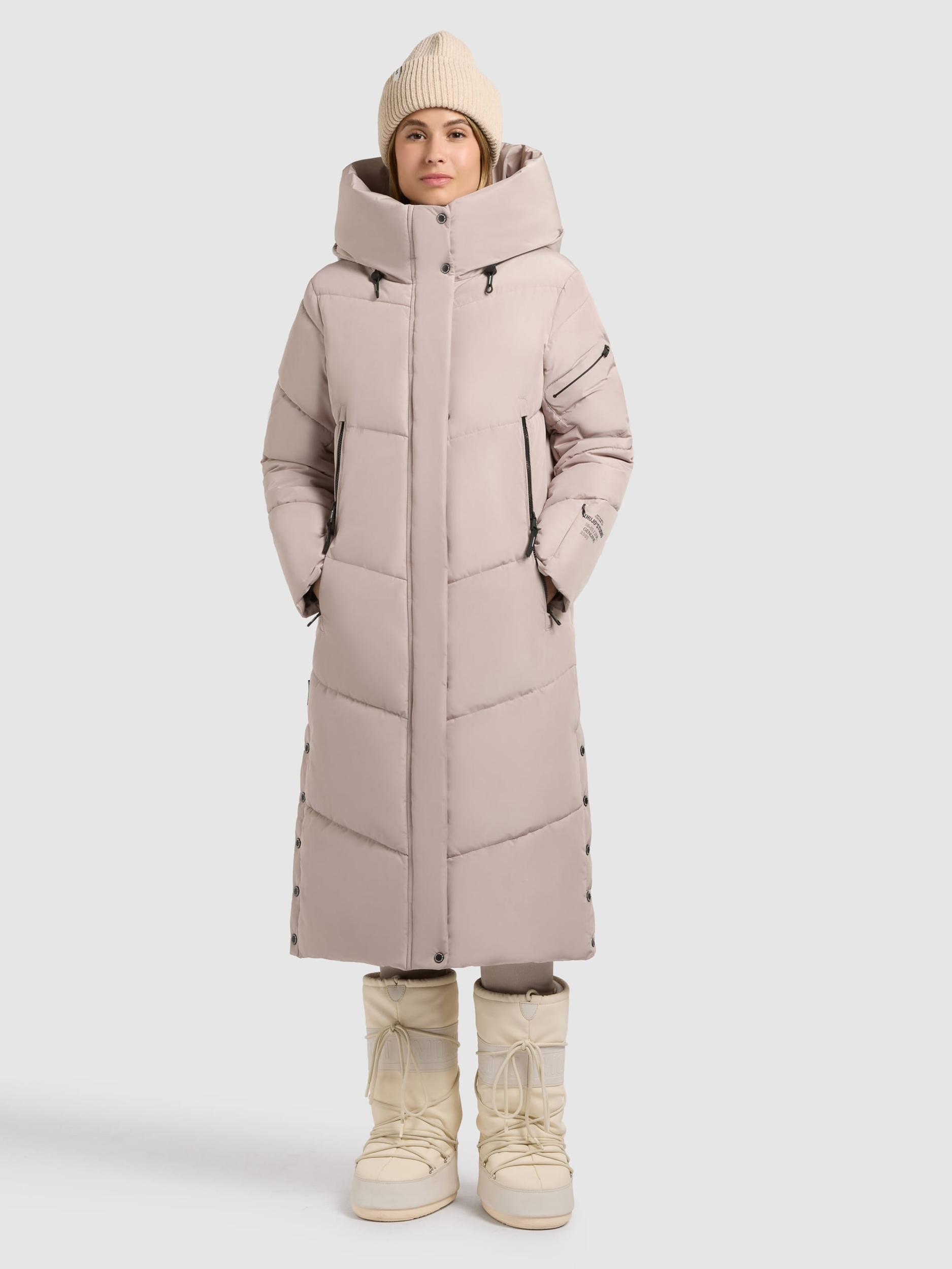 khujo Talvemantel 'Pulset matt' hall / helehall