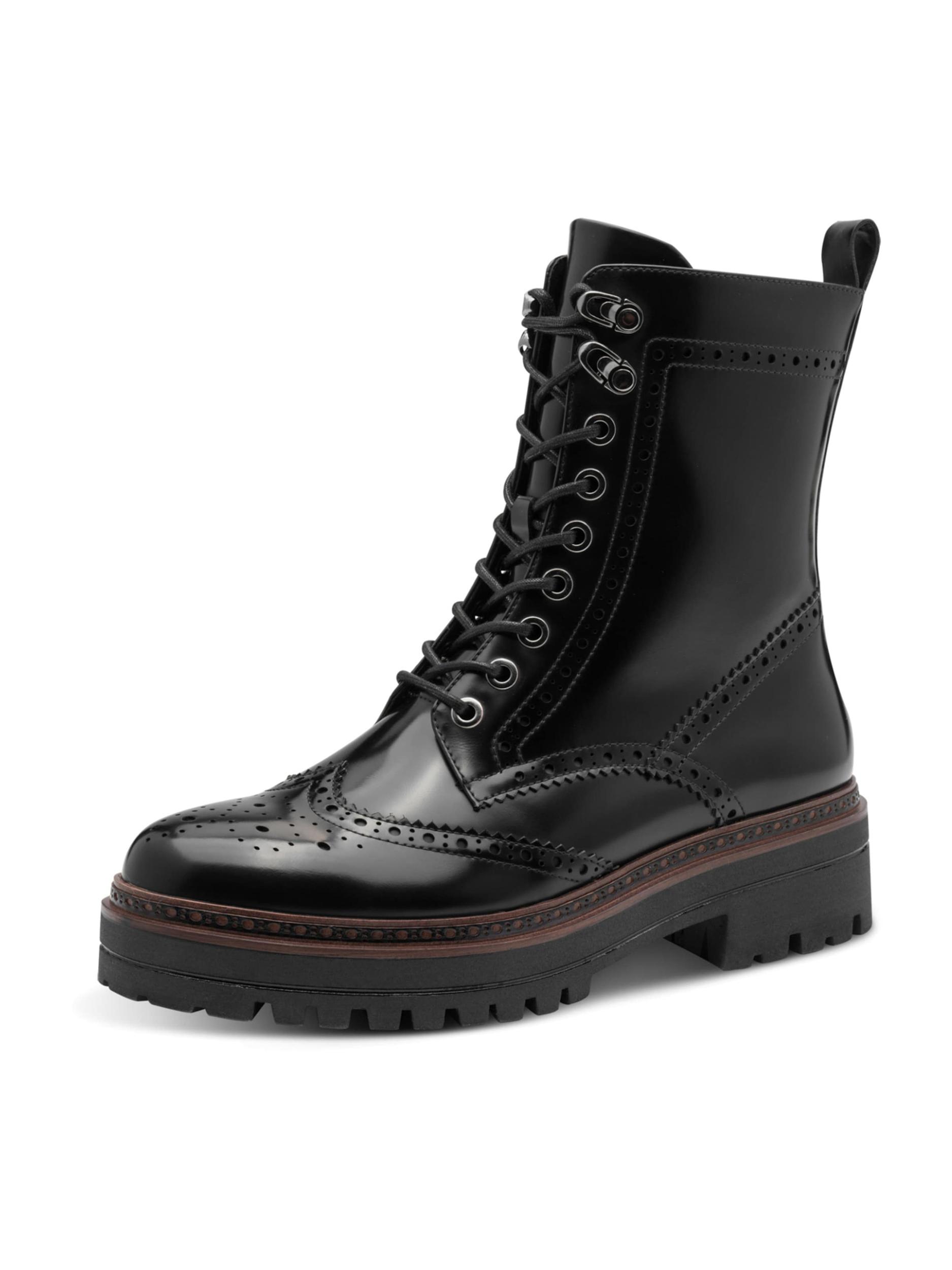 Tamaris Paeltega poolsaabas must