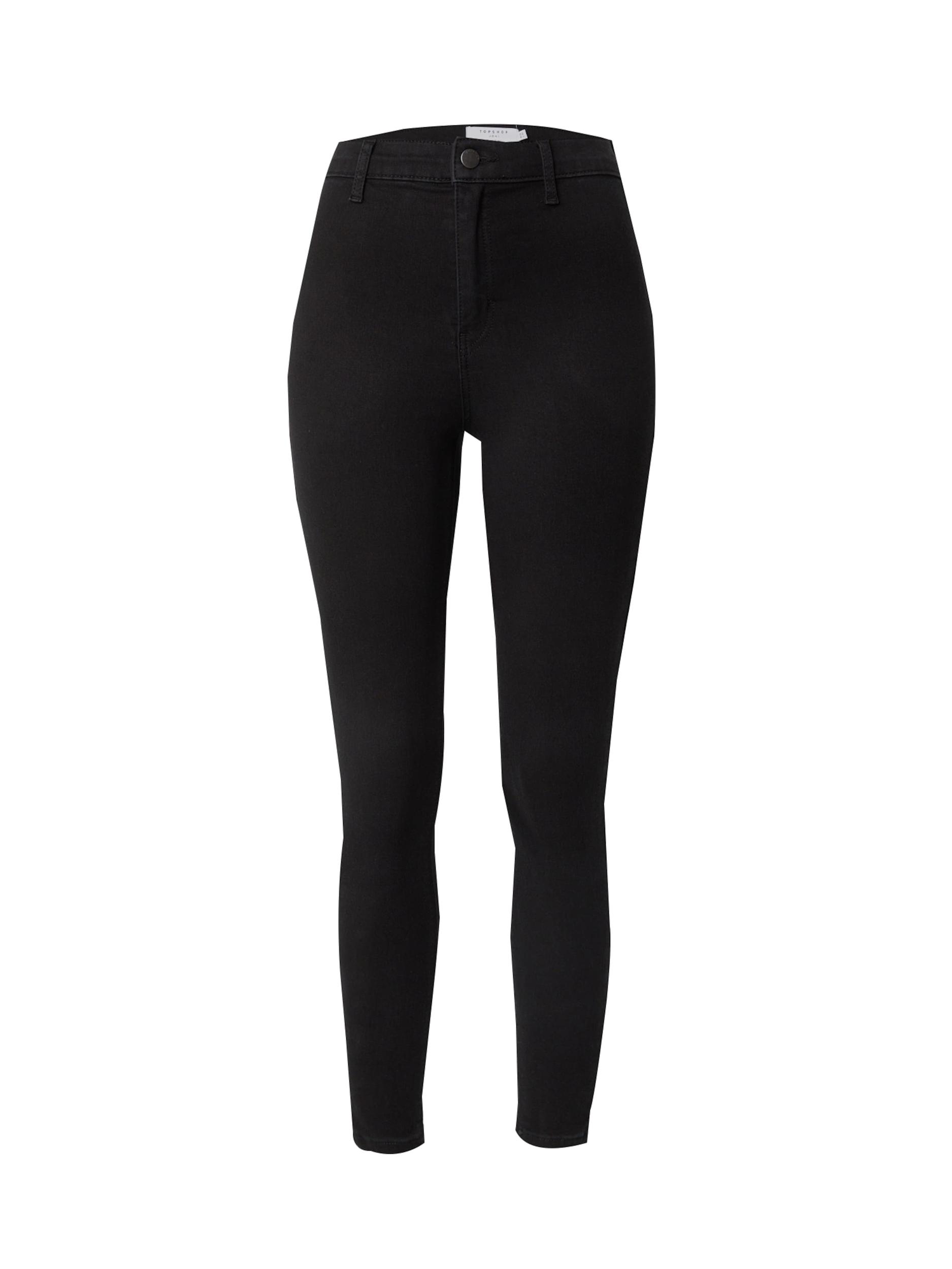 TOPSHOP Teksapüksid 'Joni' must teksariie