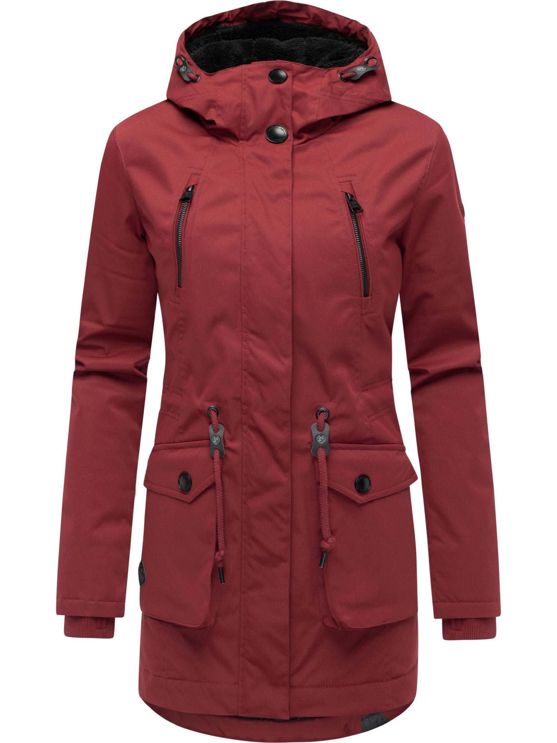 Ragwear Talvejope 'Ellsa' tulipunane