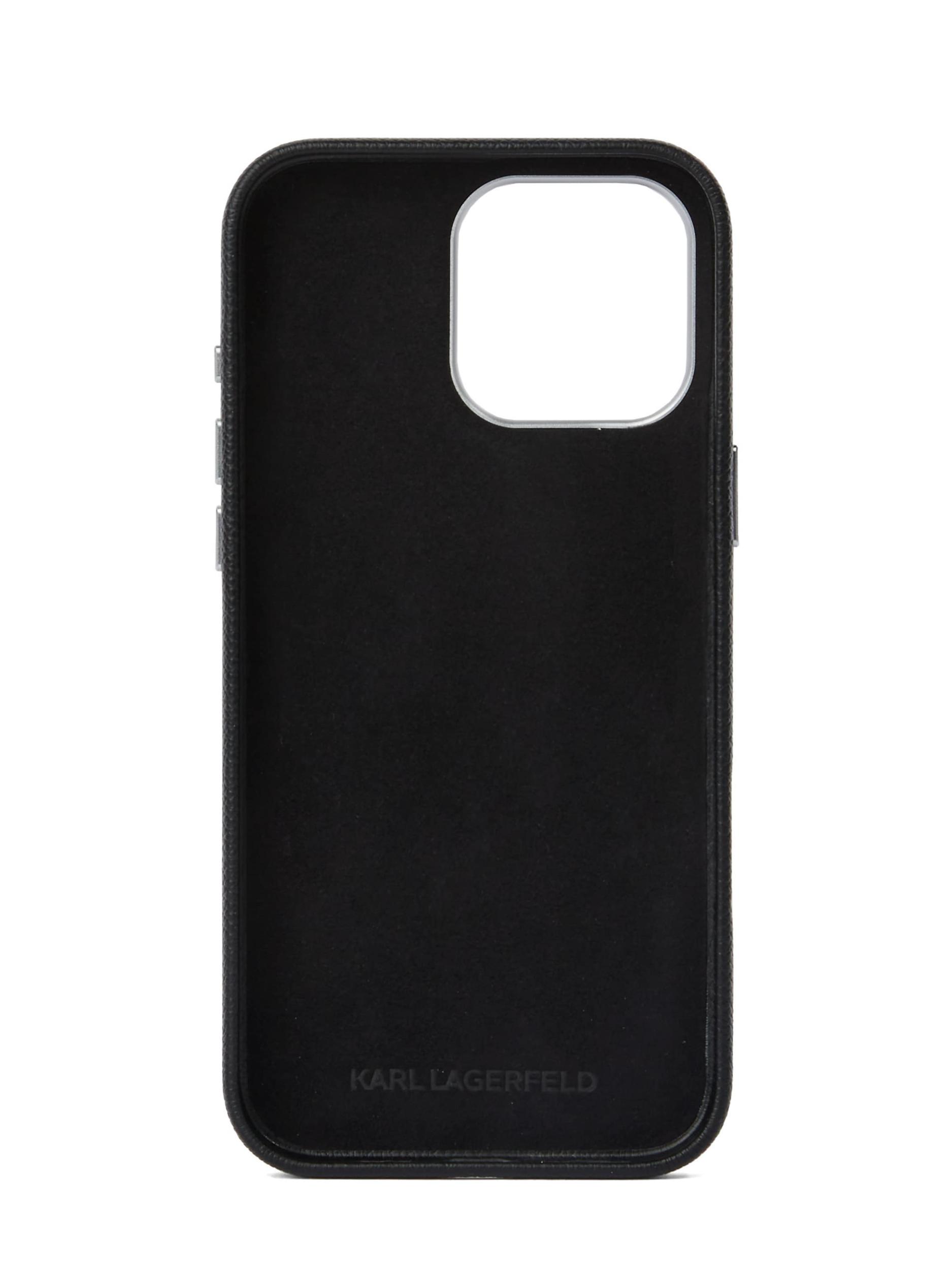 Karl Lagerfeld Telefonitasku 'iPhone 16 Pro Max' must