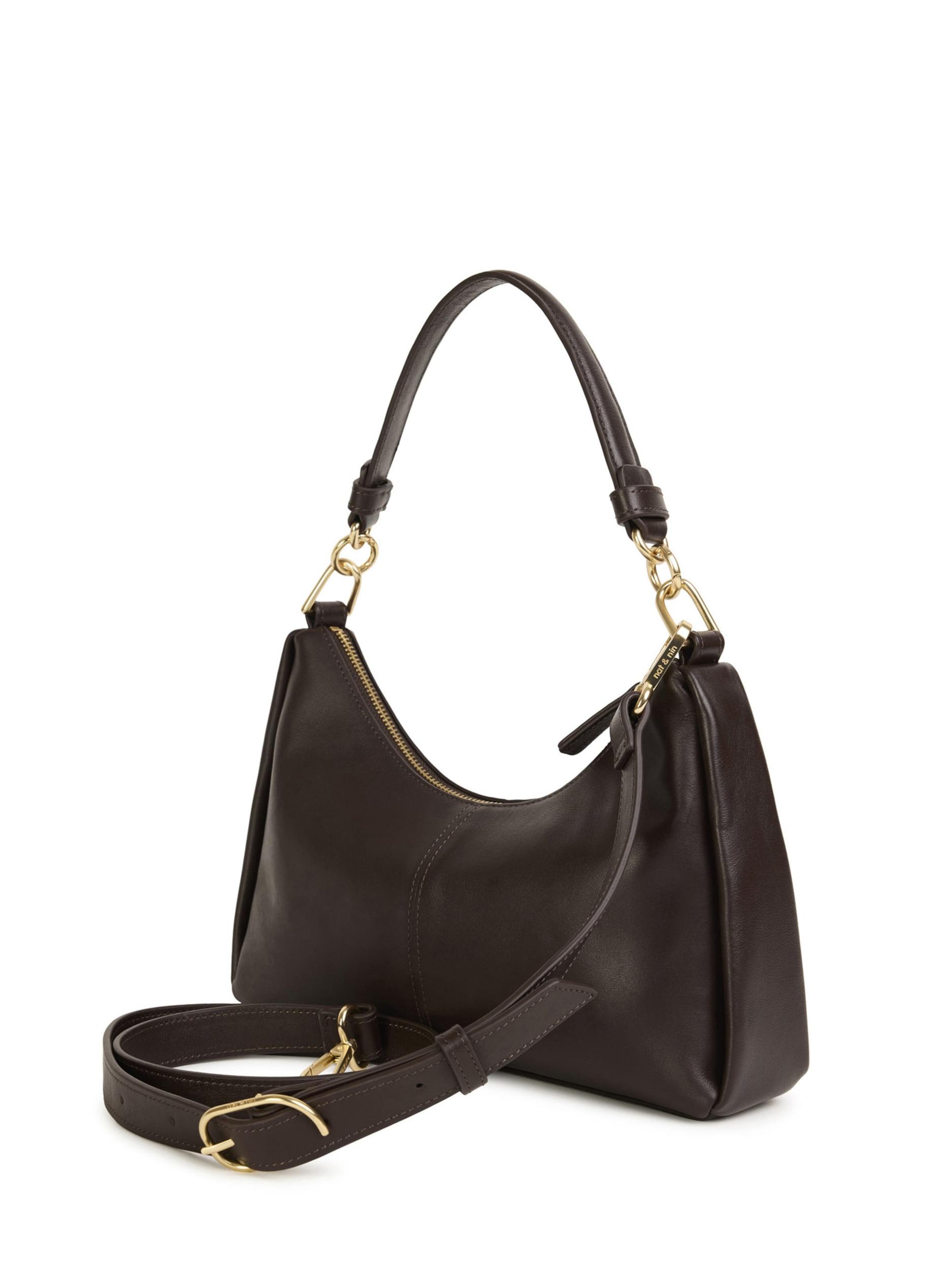 Nat&Nin Käekott 'REJINA' pruun / kuld