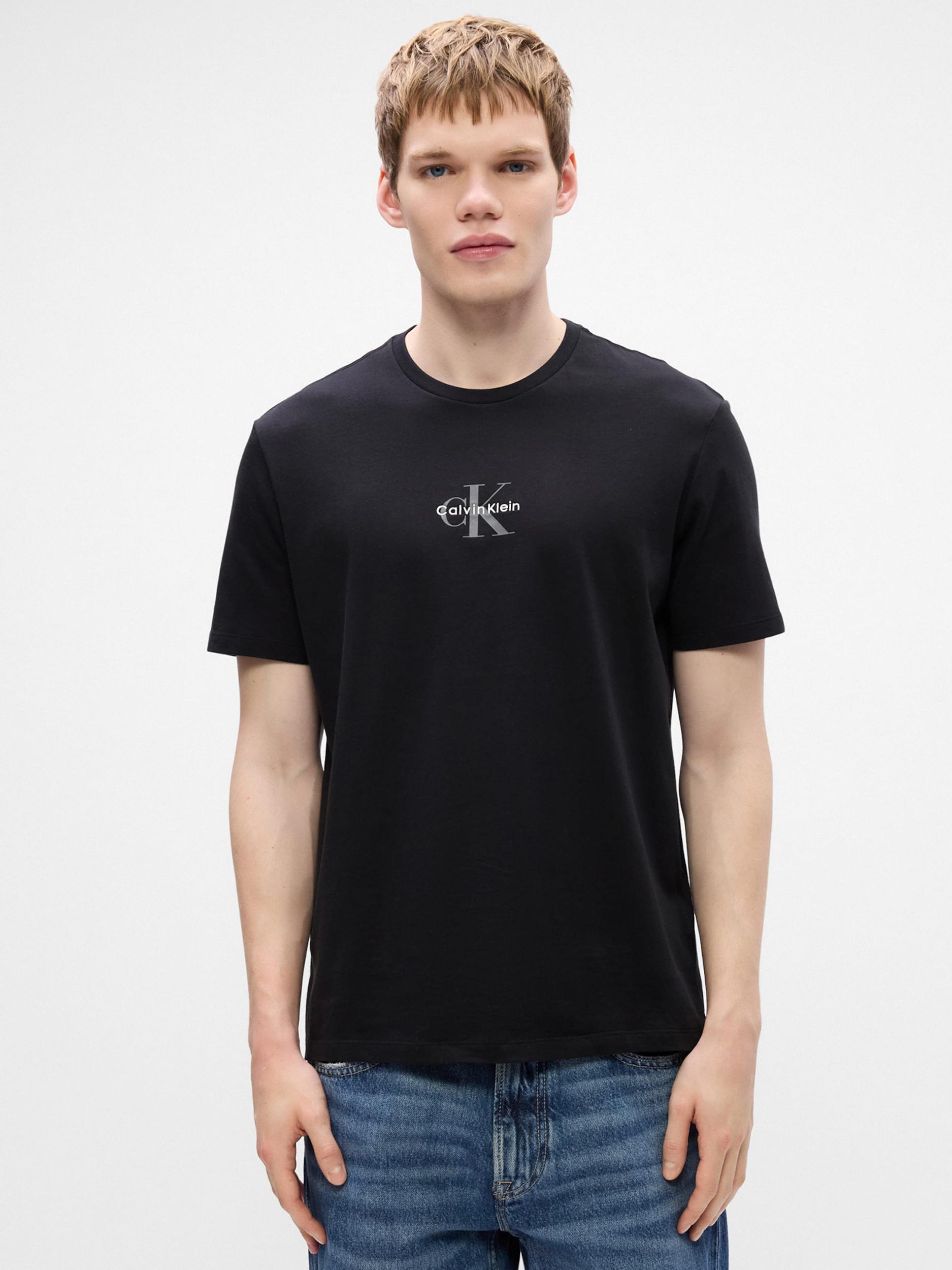 Calvin Klein Jeans Särk hall / must / valge