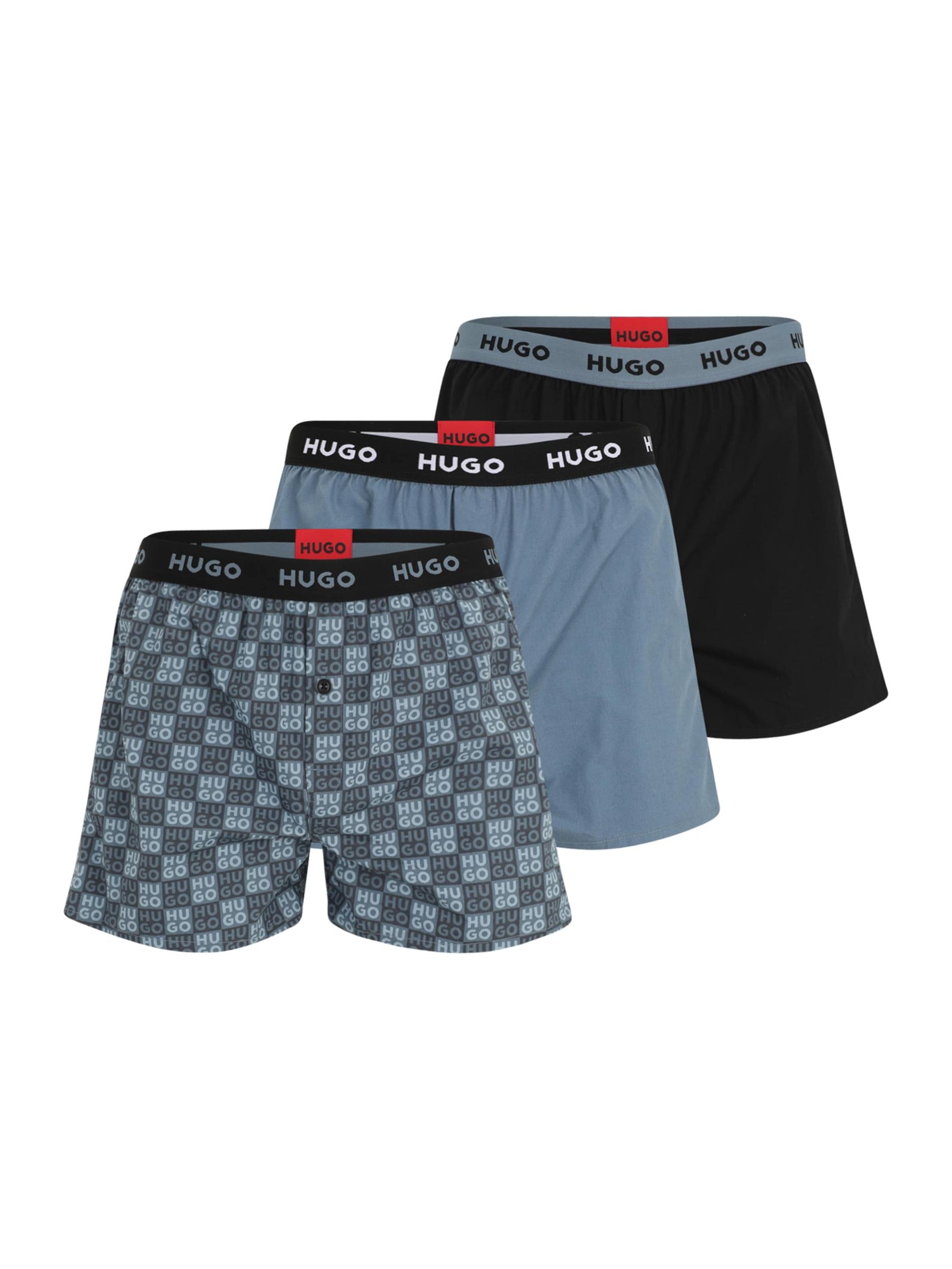 HUGO Bokserid meresinine / kuninglik sinine / must / valge