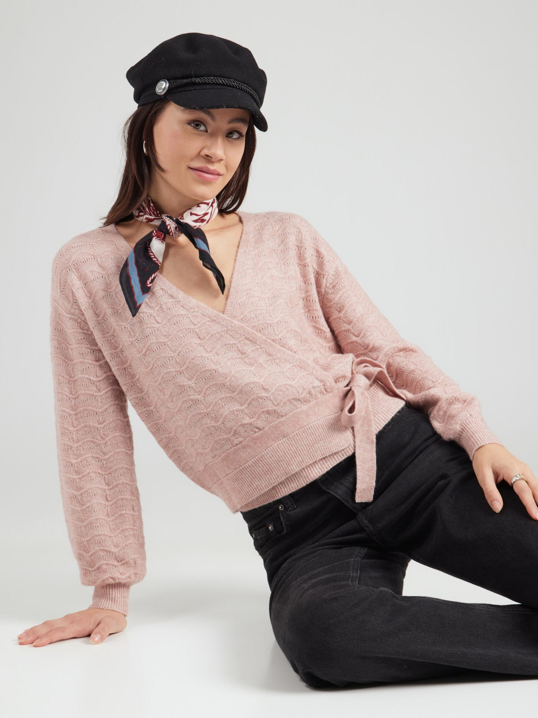 ABOUT YOU Kampsun 'Wanda' meleeritud roosa