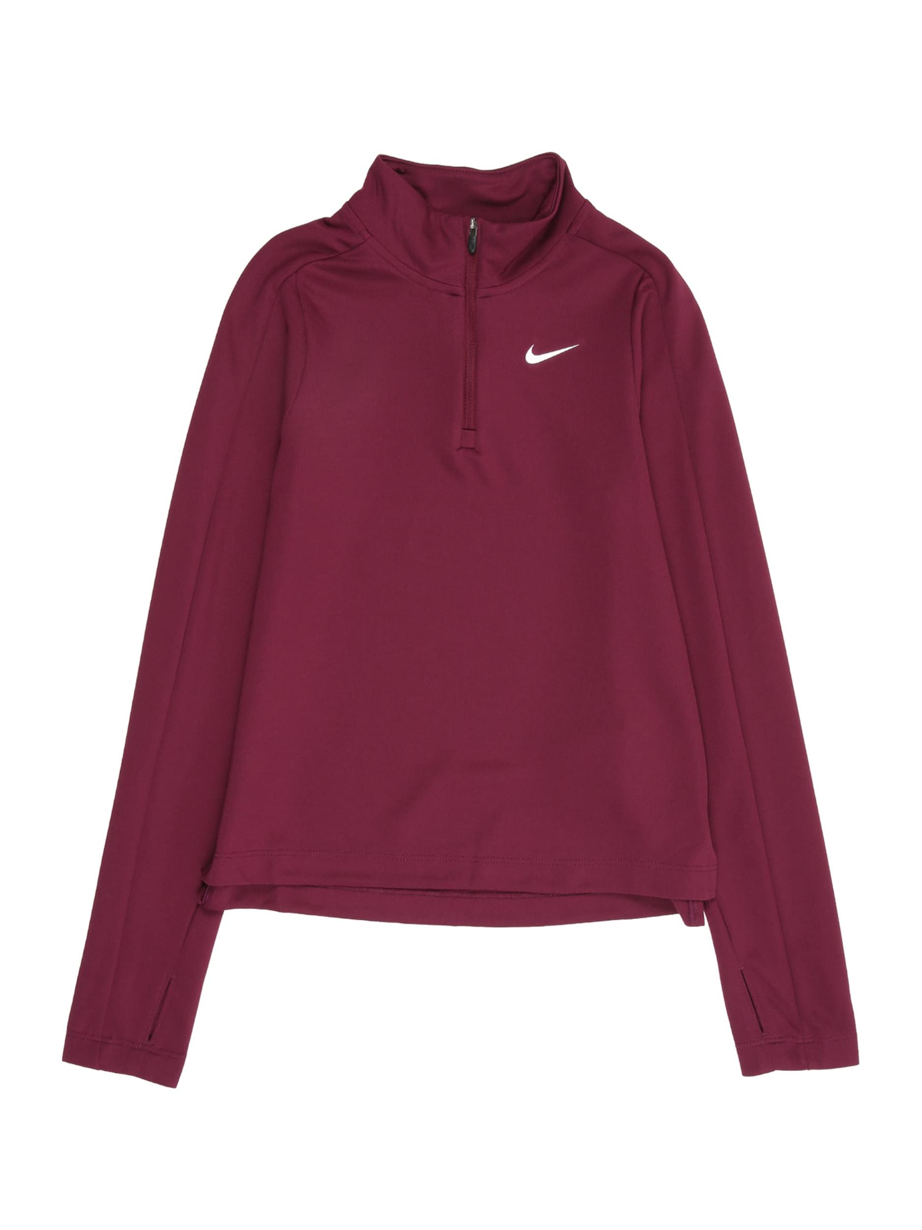 NIKE Funktsionaalne särk bordoo / valge