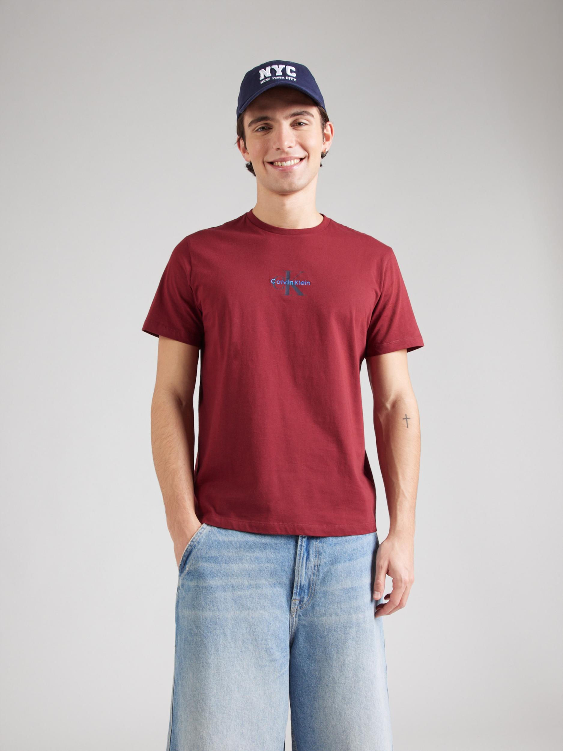 Calvin Klein Jeans Särk mariinsinine / helesinine / punane