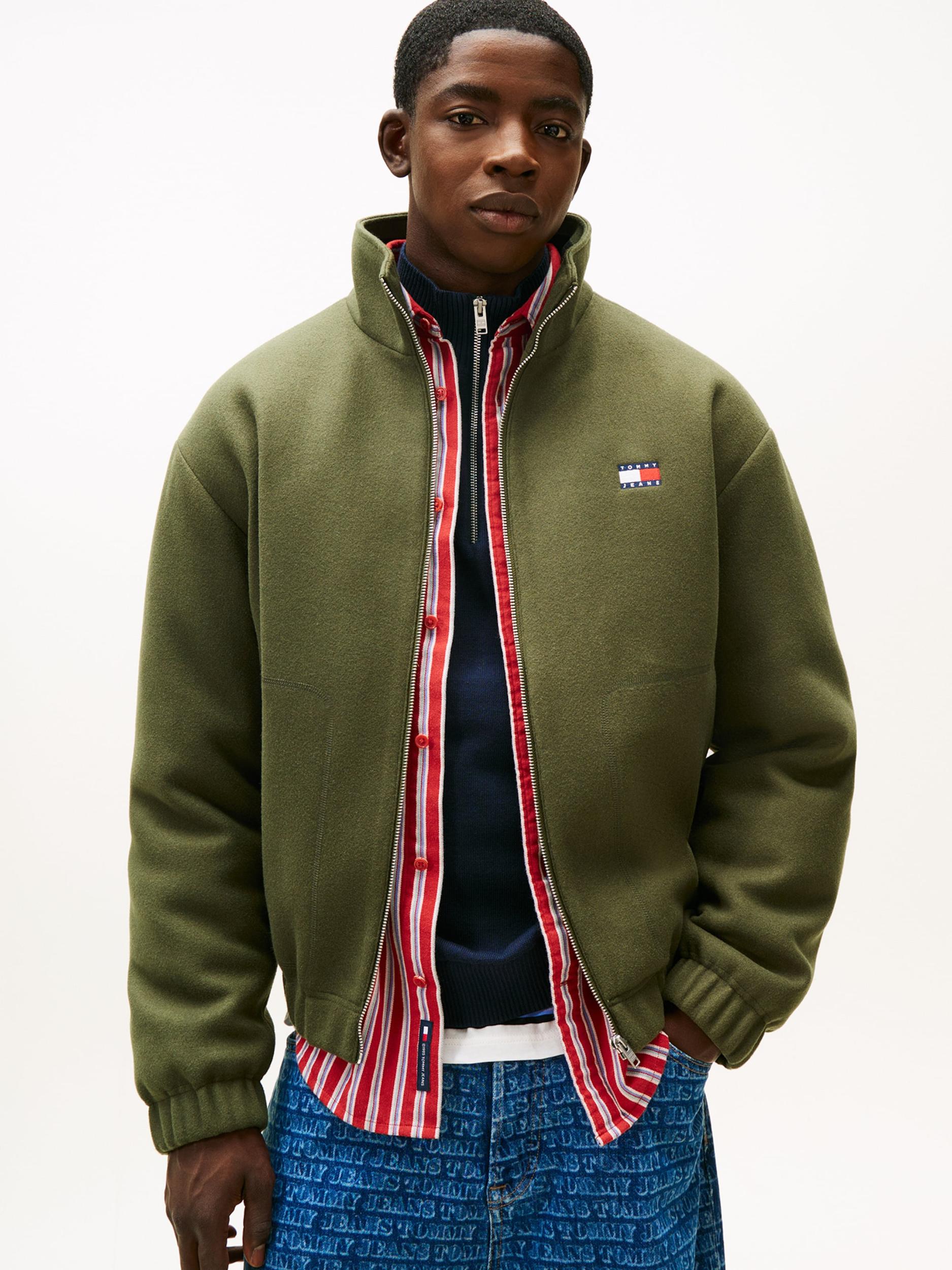 Tommy Jeans Kevad-sügisjope 'ESSENTIAL' meresinine / oliiv / punane / valge