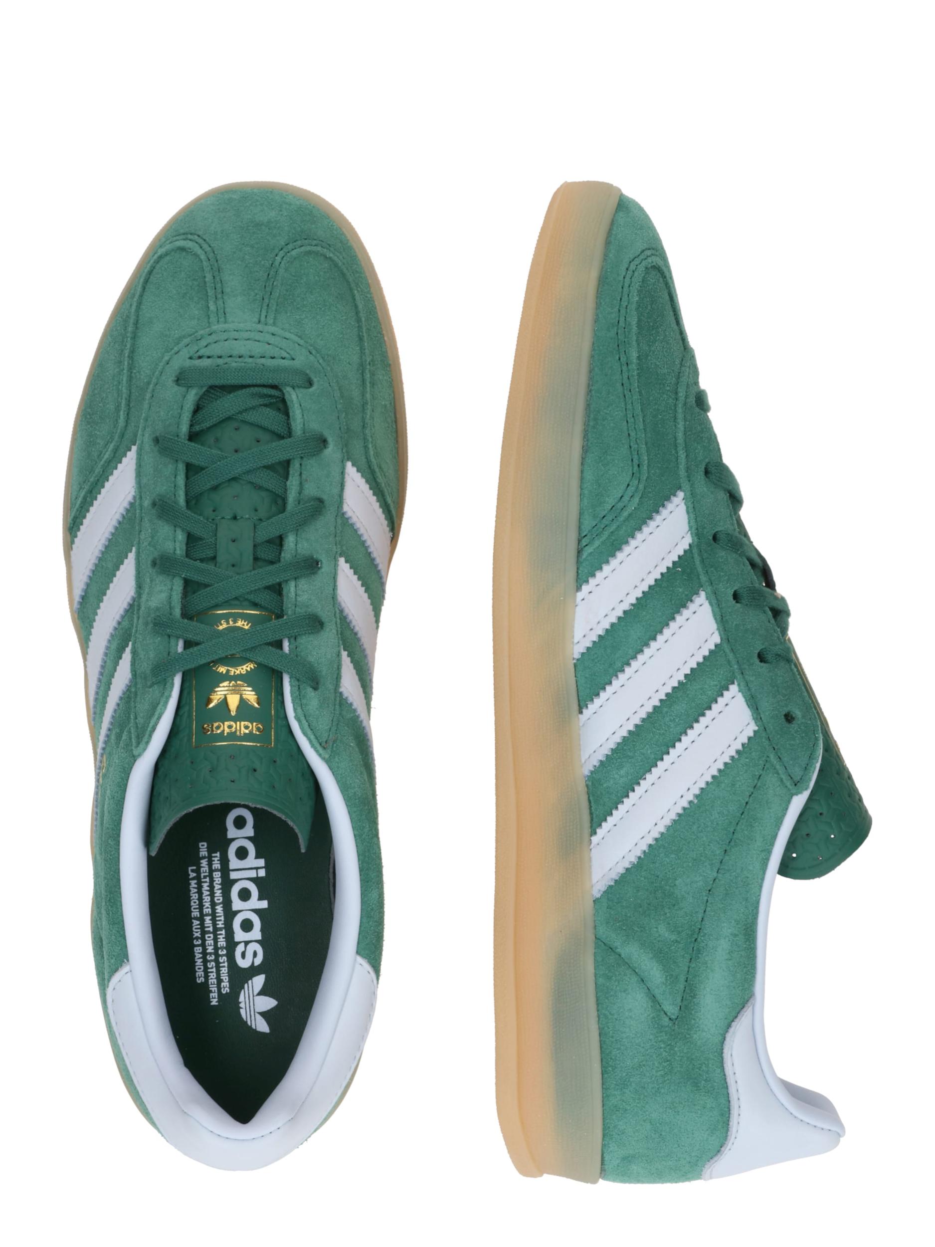 ADIDAS ORIGINALS Madalad ketsid 'GAZELLE' kuld / smaragdroheline / valge