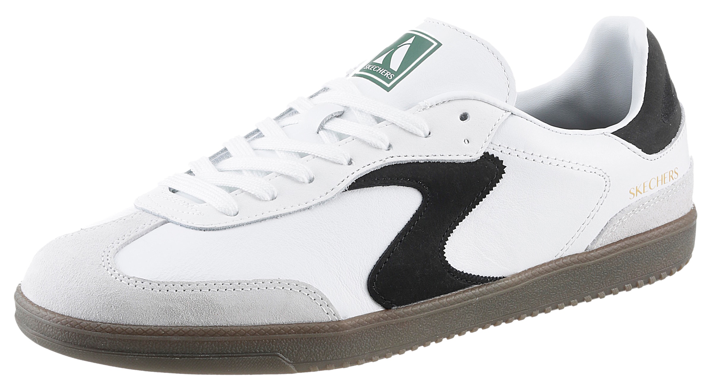 SKECHERS Madalad ketsid hall / must / valge