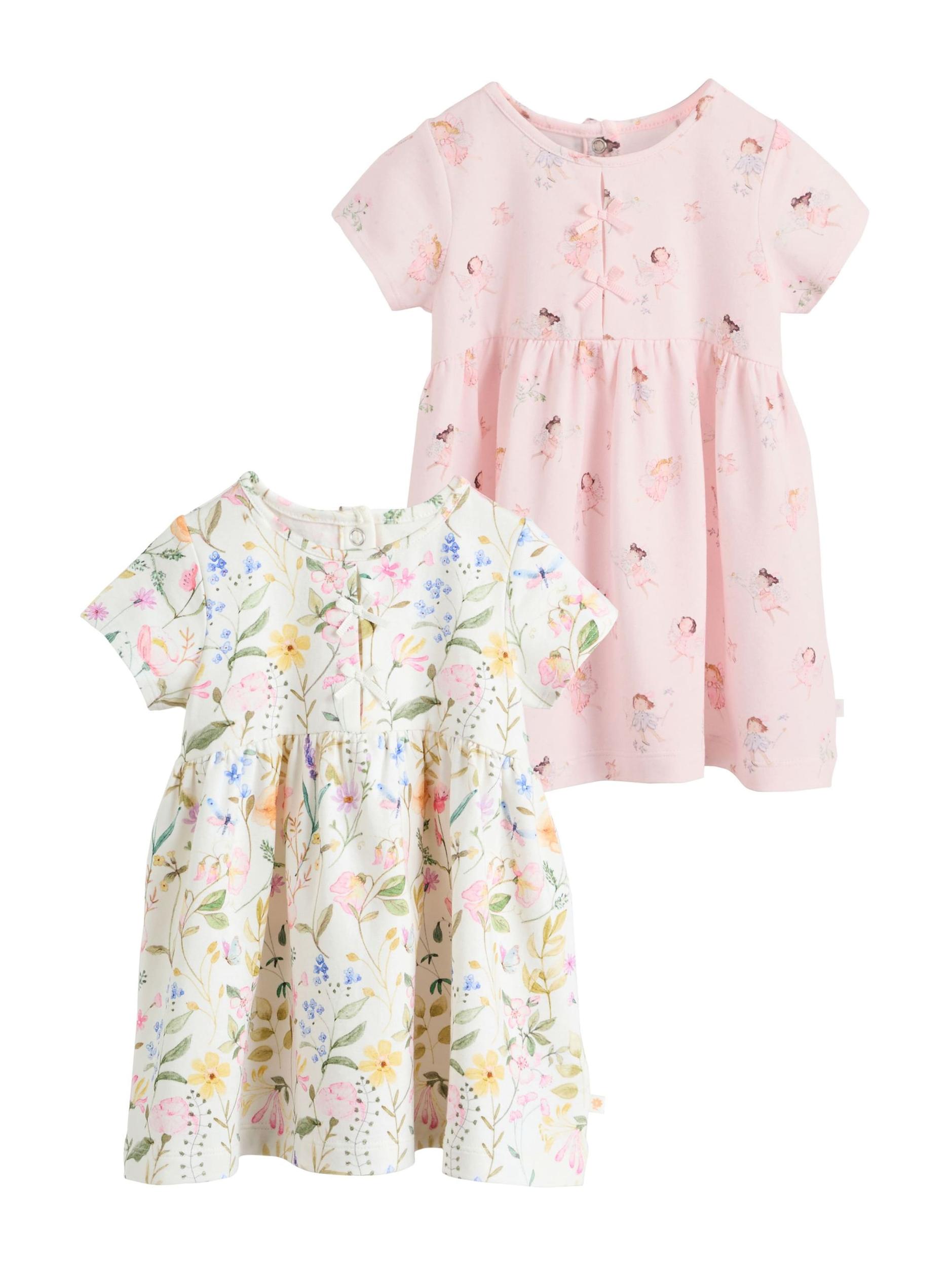 Next Kleit kollane / roheline / roosa / valge