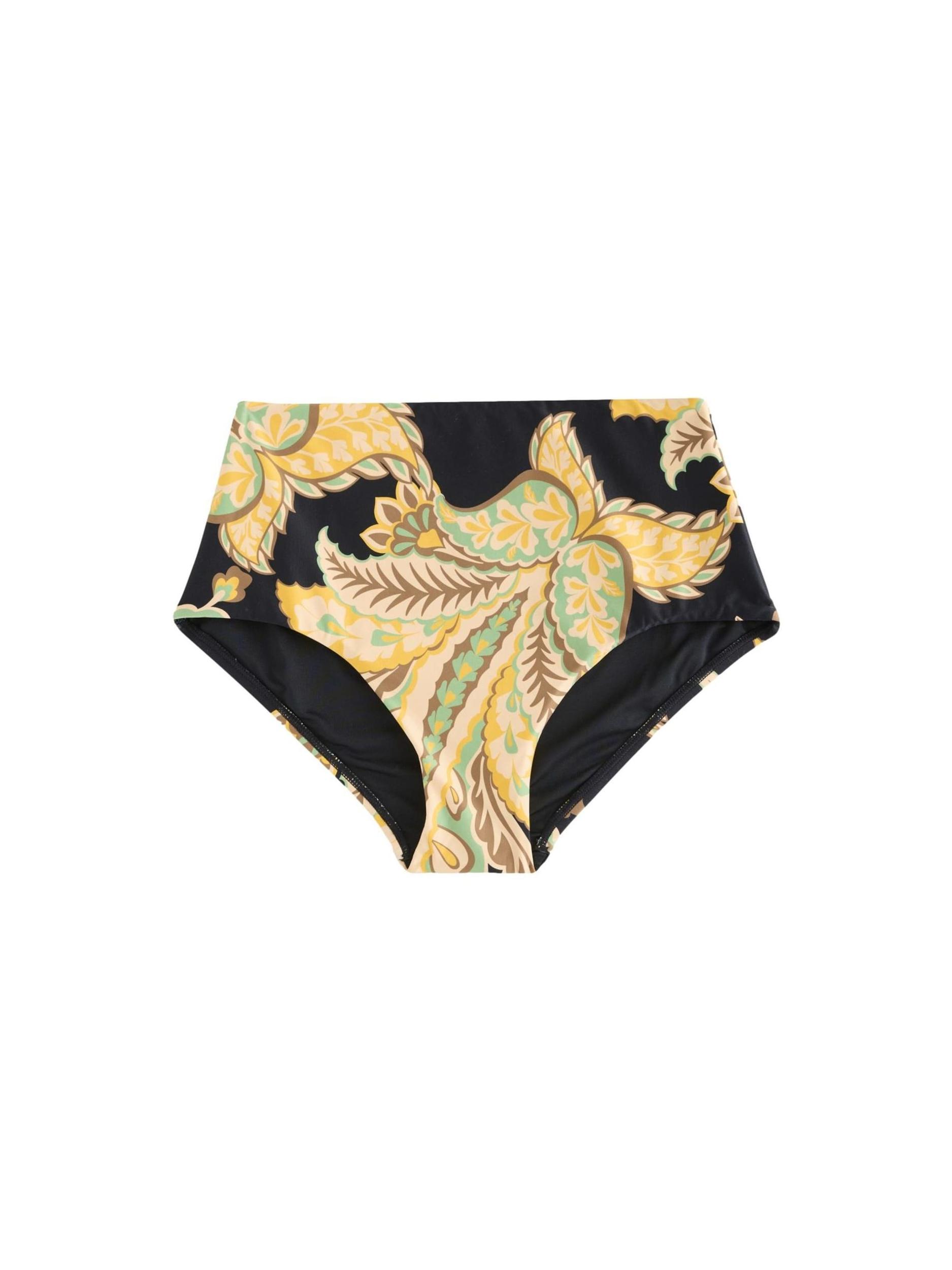 Next Bikiinipüksid brokaat / kollane / mündiroheline / must