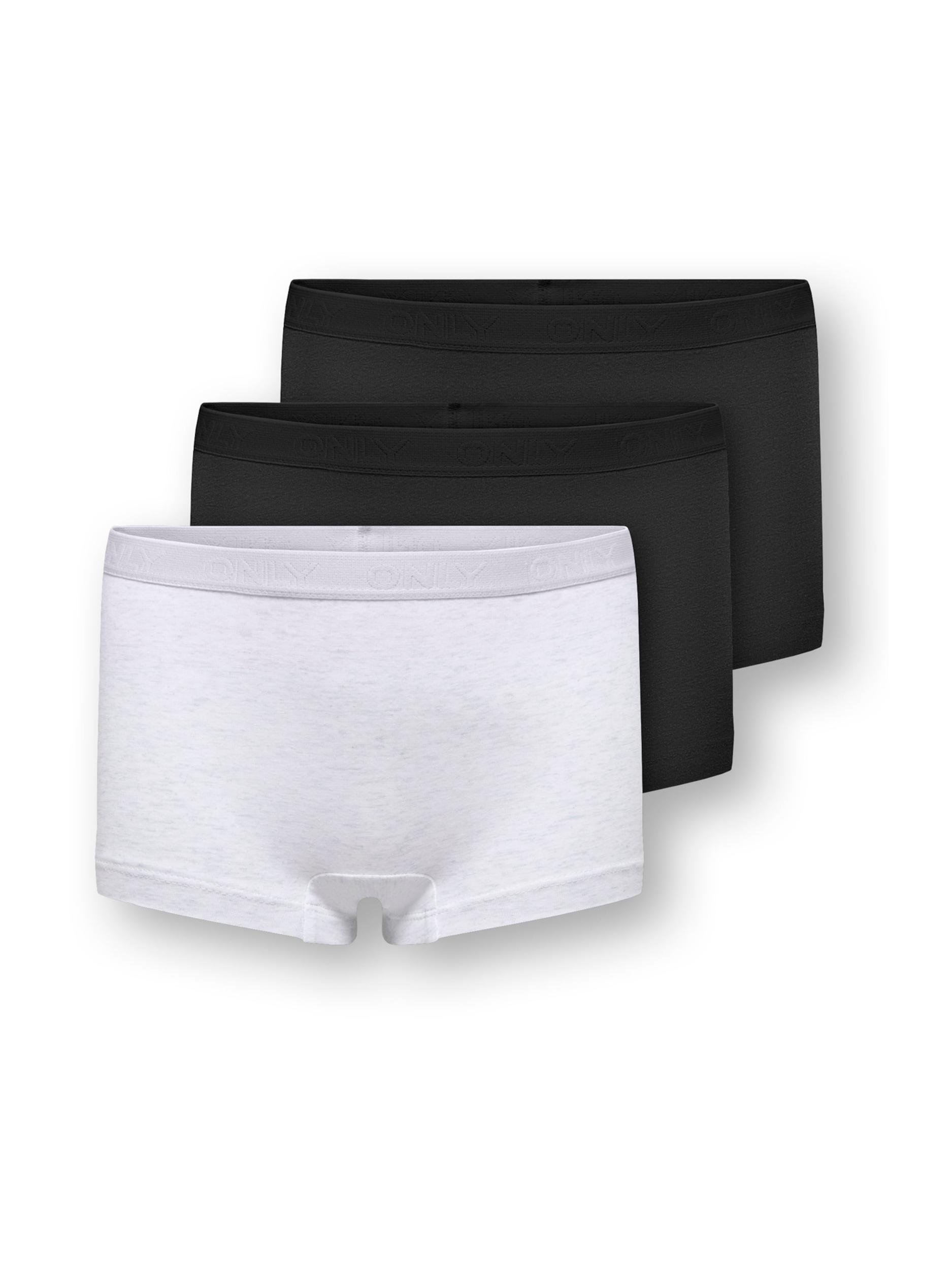 ONLY GIRLS Aluspüksid 'KOGLOLA' meleeritud hall / must